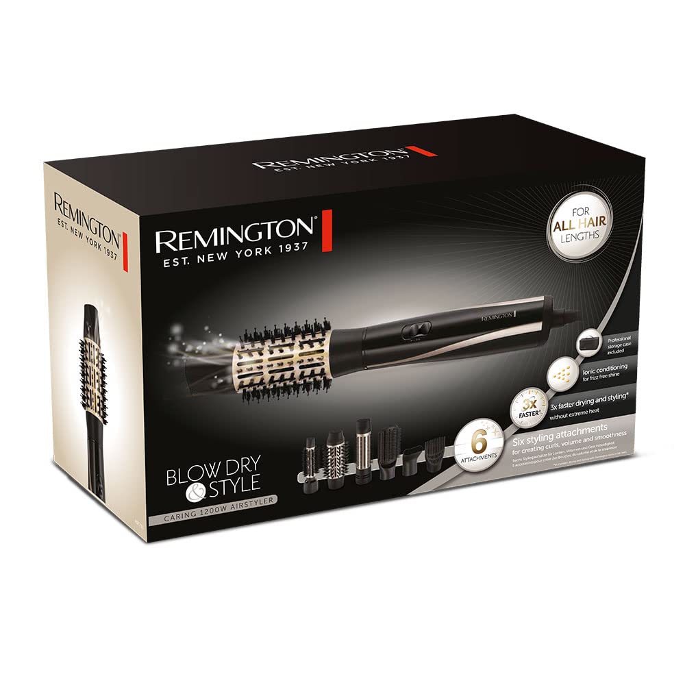 remington-as7700-spazzola-ad-aria-calda-1200w-con-6-accessori-spazzole-rotonde-2 image 5