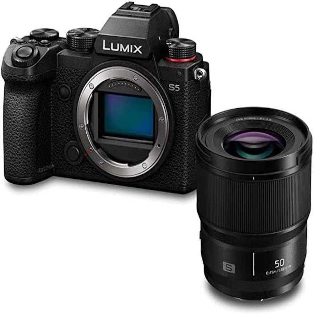 panasonic-lumix-dc-s5e-k-s5-fotocamera-mirrorless-full-frame-24-mp-con-obiettivo image 1