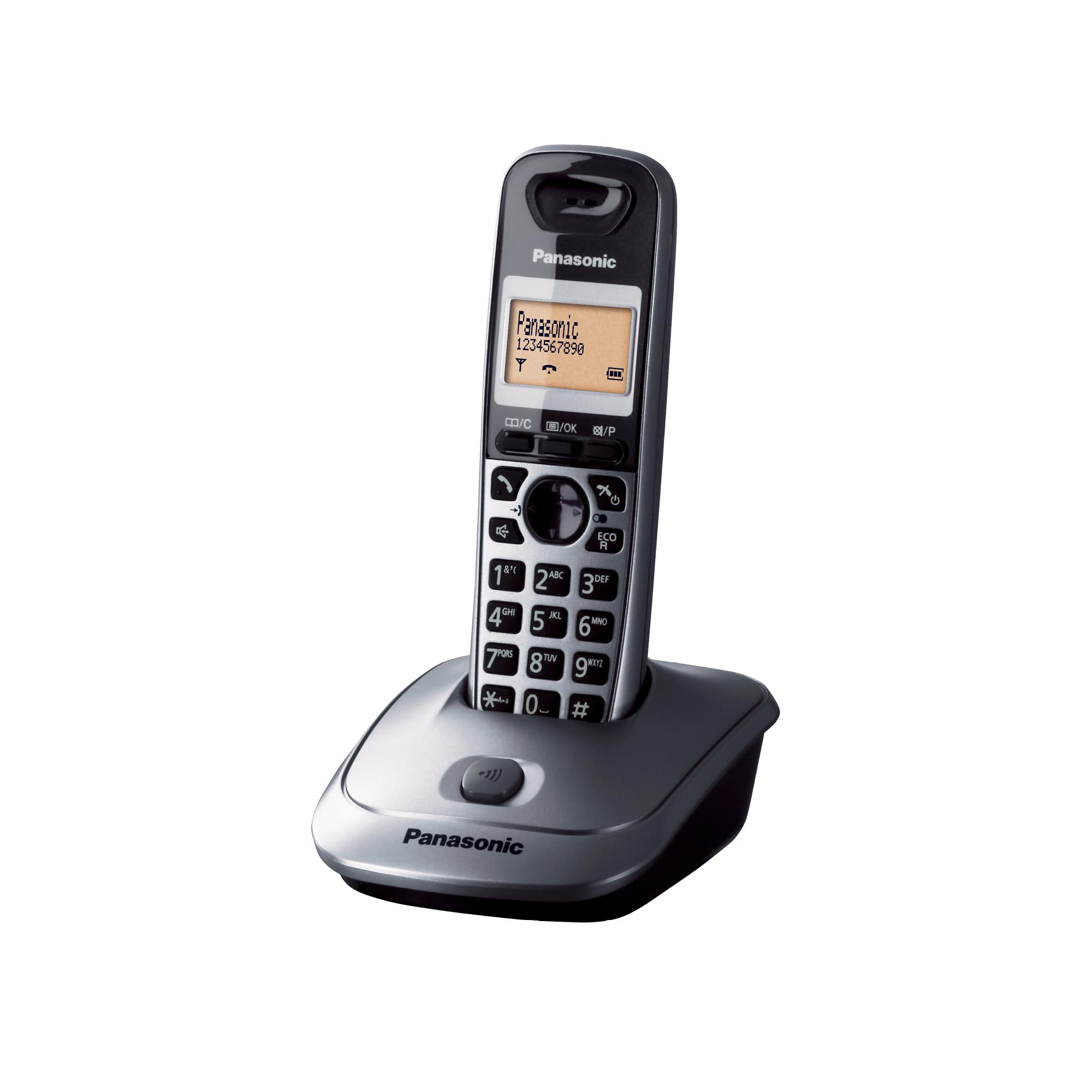 panasonic-kx-tg2511jtm-telefono-cordless-digitale-con-vivavoce-id-chiamante-rubr image 1