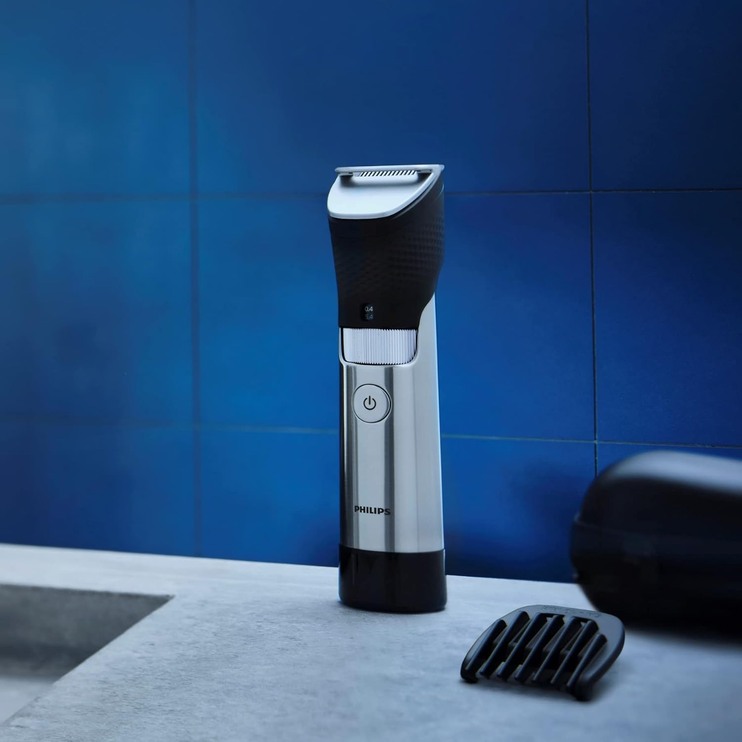 philips-regolabarba-bt9000-prestige-bt9810-15-tagliabarba-elettrico-impermeabile image 2