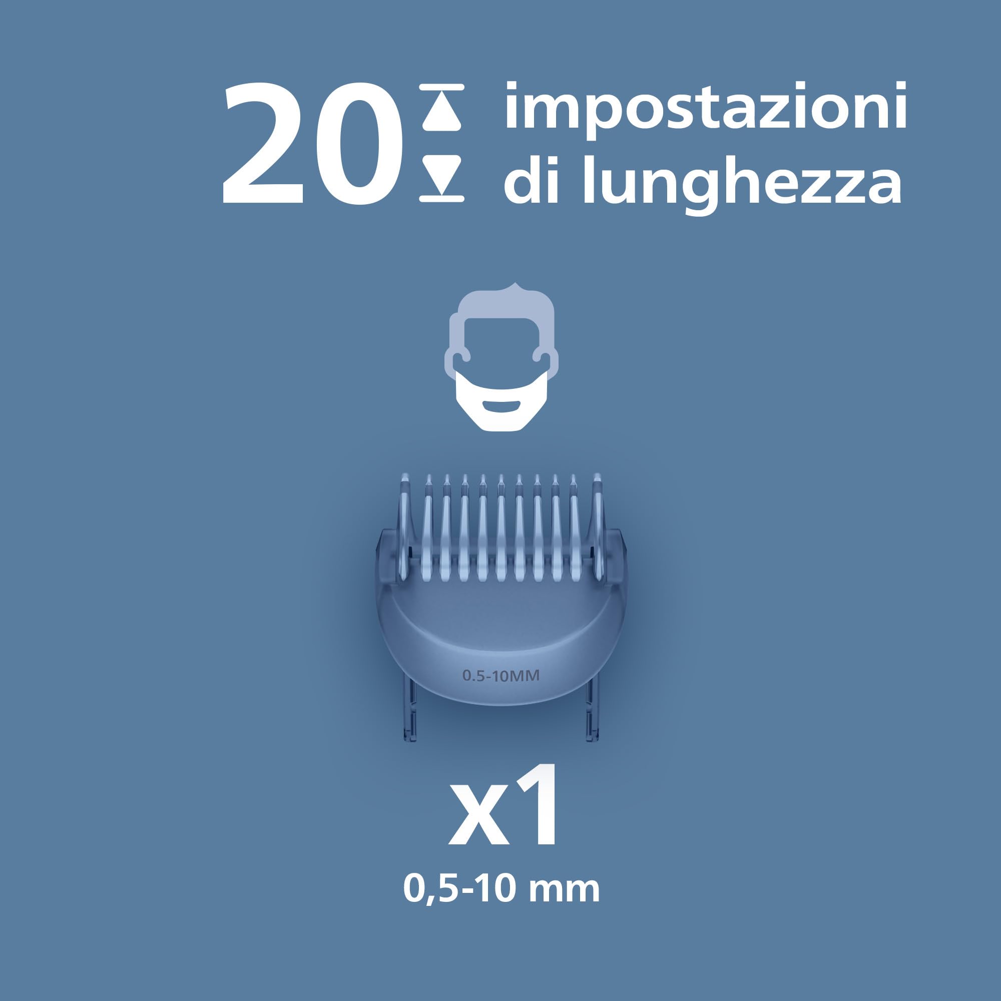 philips-serie-3000-bt3619-15-regolabarba-uomo-con-lame-autoaffilanti-20-impostaz image 3