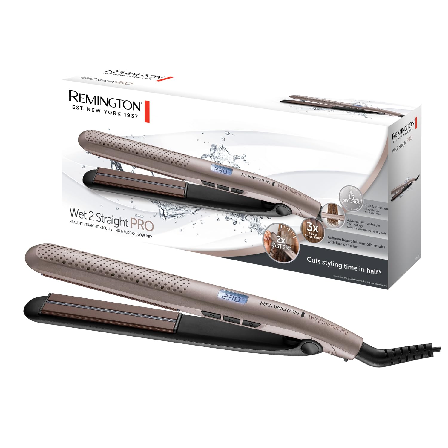 remington-wet2straight-pro-s7970-piastra-per-capelli-uso-bagnato-e-asciutto-con- image 1