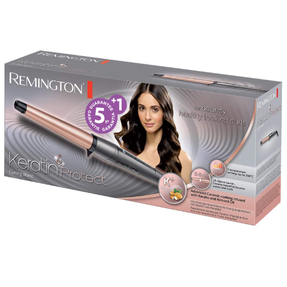 remington-ci83v6-keratin-protect-ferro-arricciacapelli-a-cono-19-28-mm-rivestime image 2