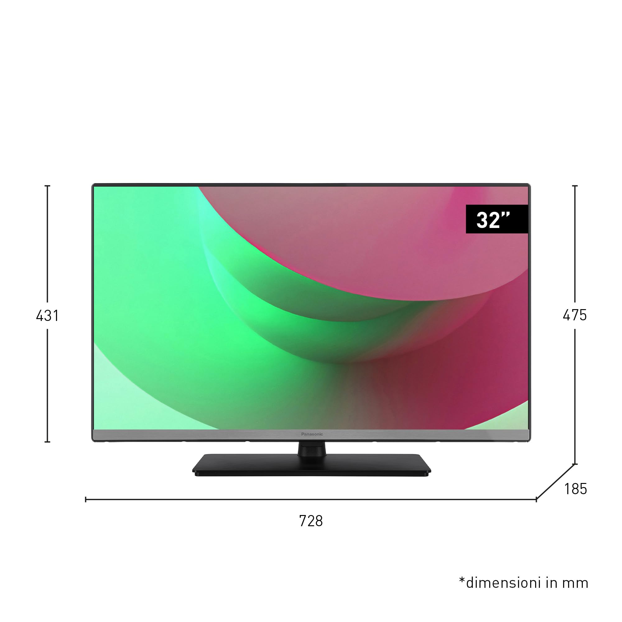 panasonic-tb-32s45aezc-serie-s45-smart-tv-led-full-hd-32-pollici-tivo-controllo- image 2