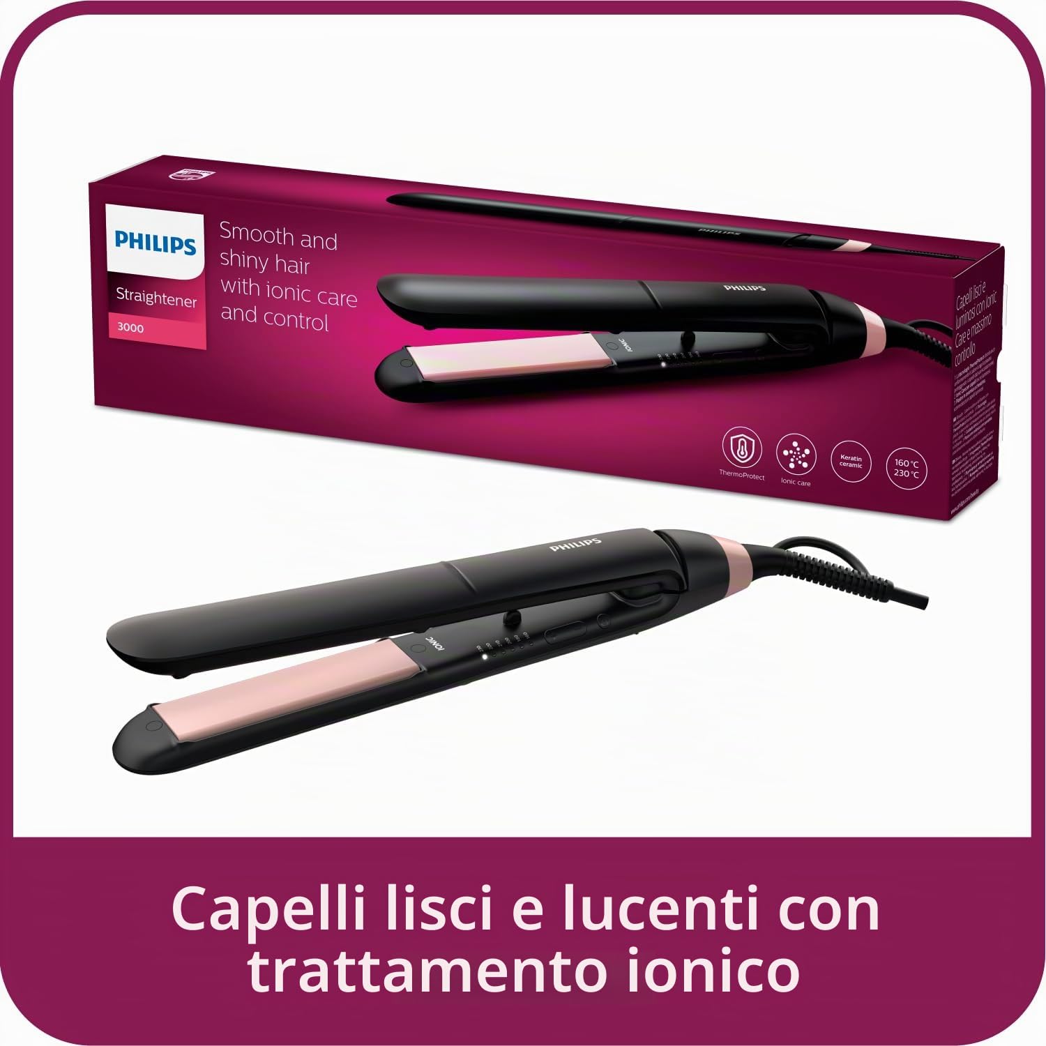 philips-bhs378-00-straightcare-essential-thermoprotect-piastra-per-capelli-con-r image 2