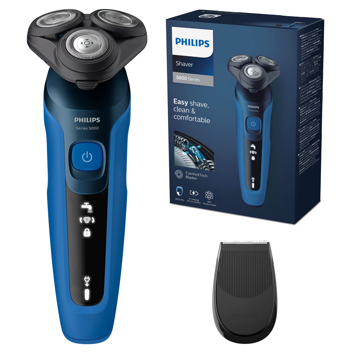 philips-s5466-18-rasoio-elettrico-serie-5000-pelle-bagnata-e-asciutta-lame-comfo image 1