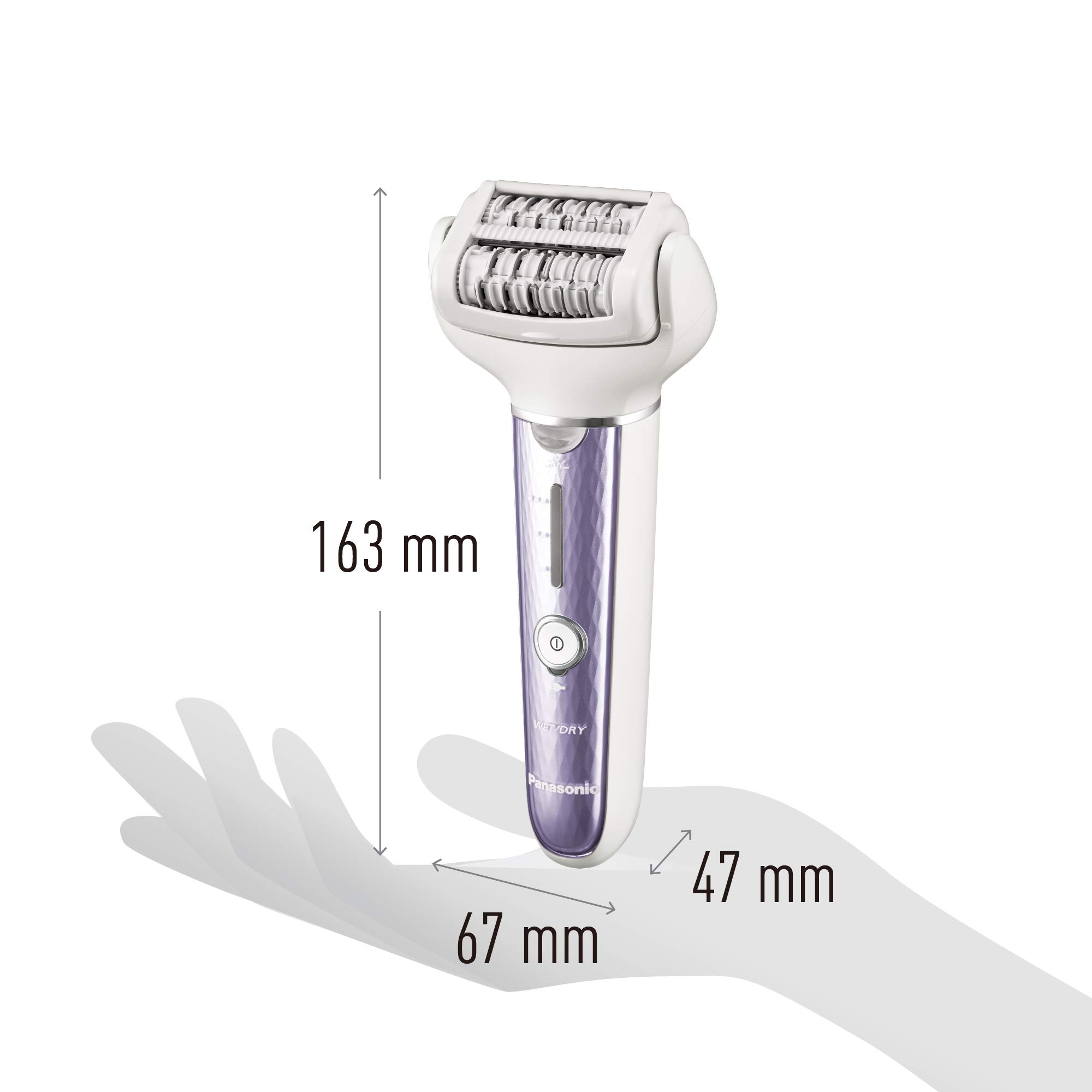 panasonic-el7c-epilatore-wet-dry-con-60-pinzette-a-doppi-dischi-3-velocit-4-test image 3