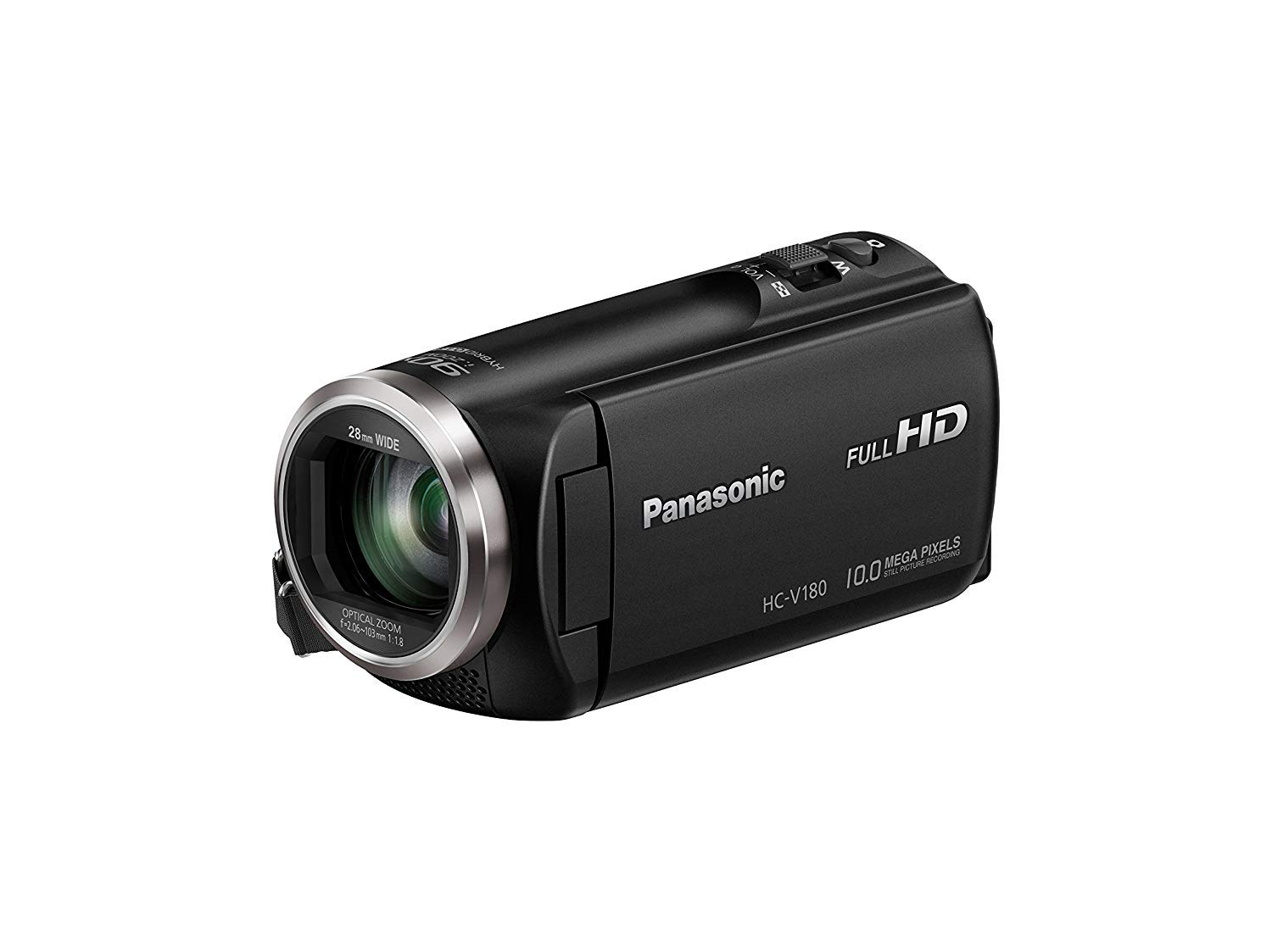 panasonic-hc-v180-videocamera-full-hd-con-zoom-intelligente-90x-sensore-mos-anel image 1