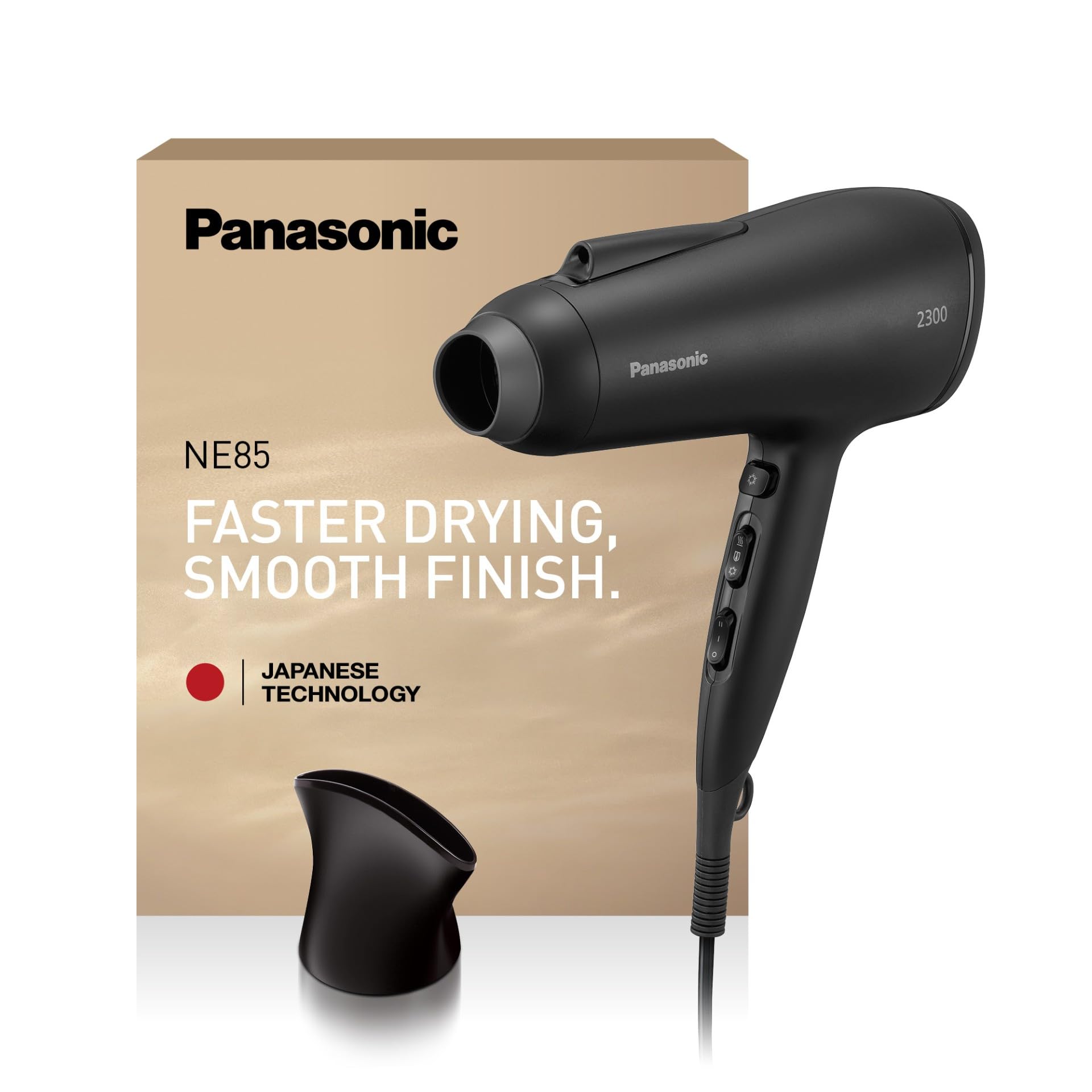 panasonic-eh-ne85-k825-serie-fast-dry-asciugacapelli-a-ioni-2300w-con-diffusore- image 1