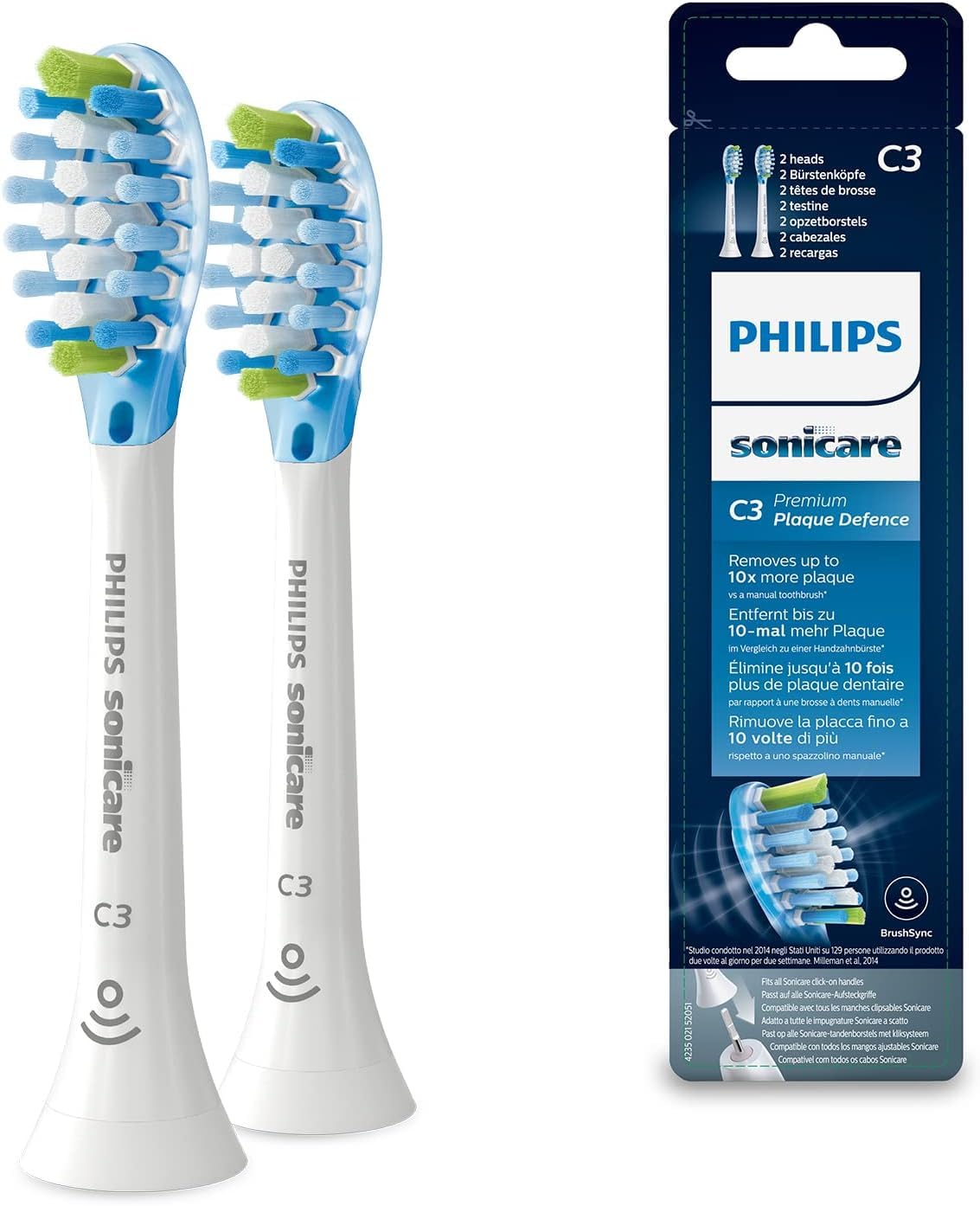 philips-sonicare-c3-premium-plaque-defence-hx9042-17-confezione-da-2-testine-di- image 1