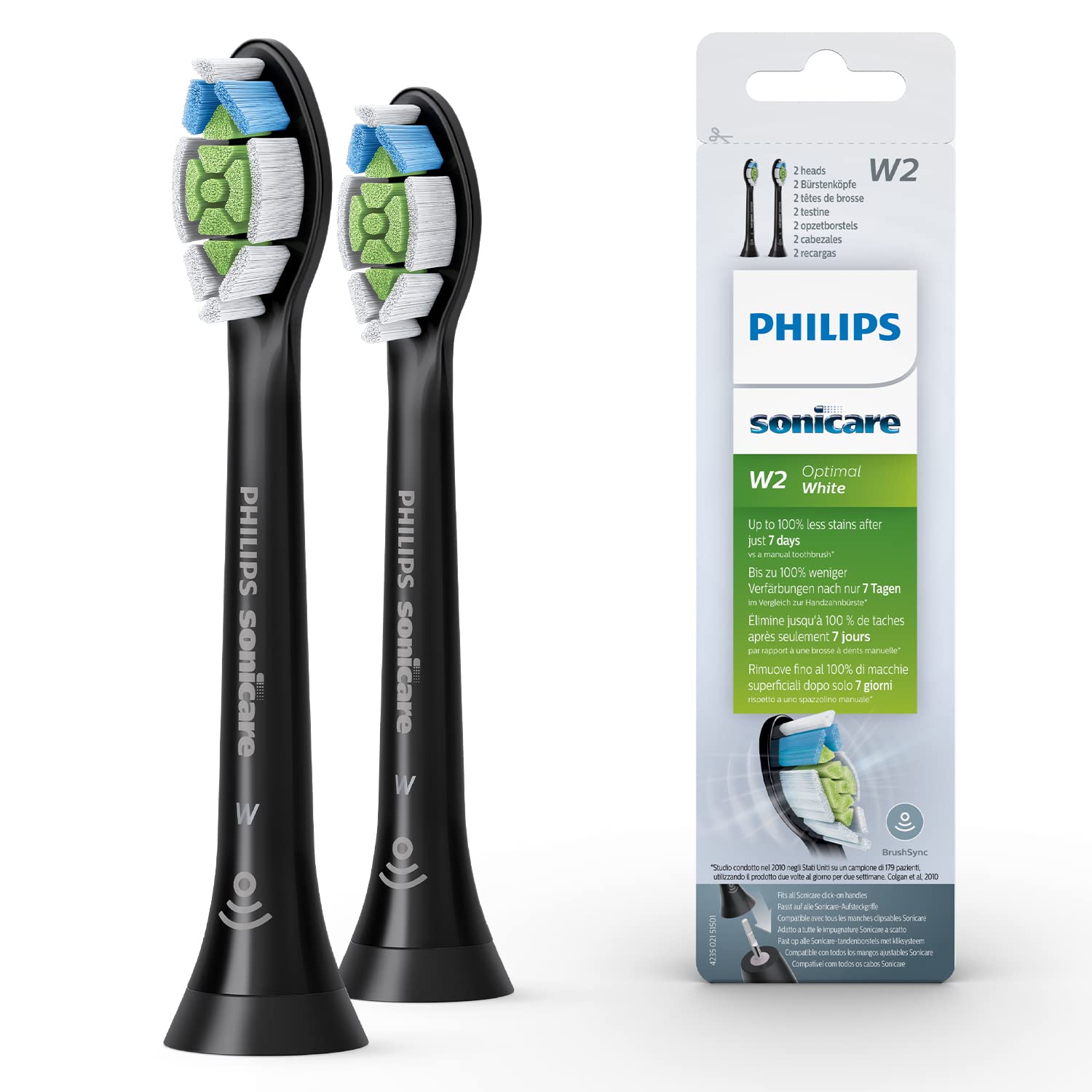 philips-sonicare-original-w2-optimal-white-hx6062-13-2-testine-per-spazzolino-so image 1