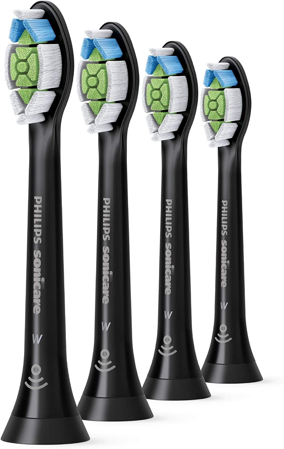 philips-sonicare-hx6064-33-testine-diamondclean-standard-4-pezzi-neri-compatibil image 3
