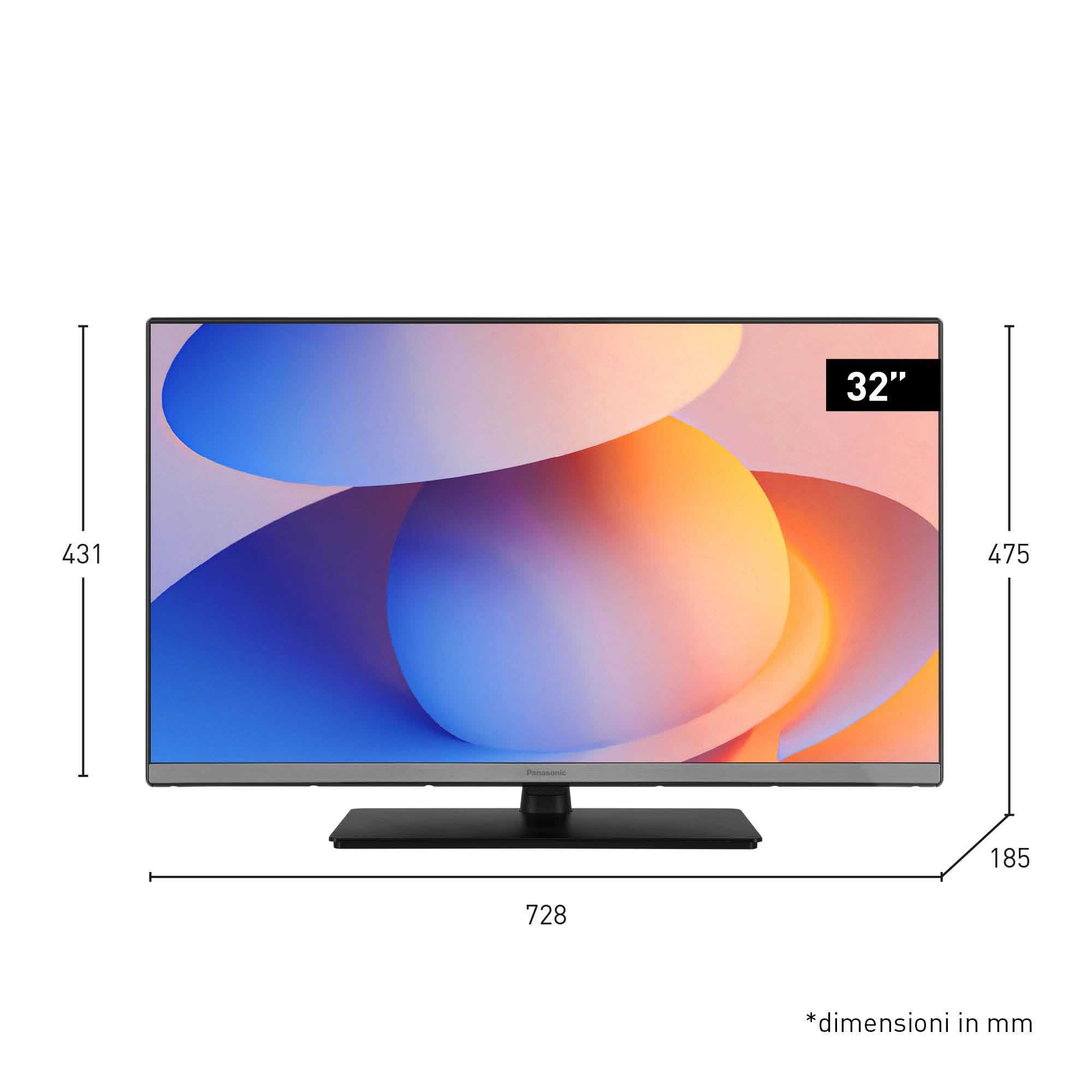 panasonic-tb-32s40aez-serie-s40-smart-tv-led-hd-32-pollici-2024-con-tivo-control image 2