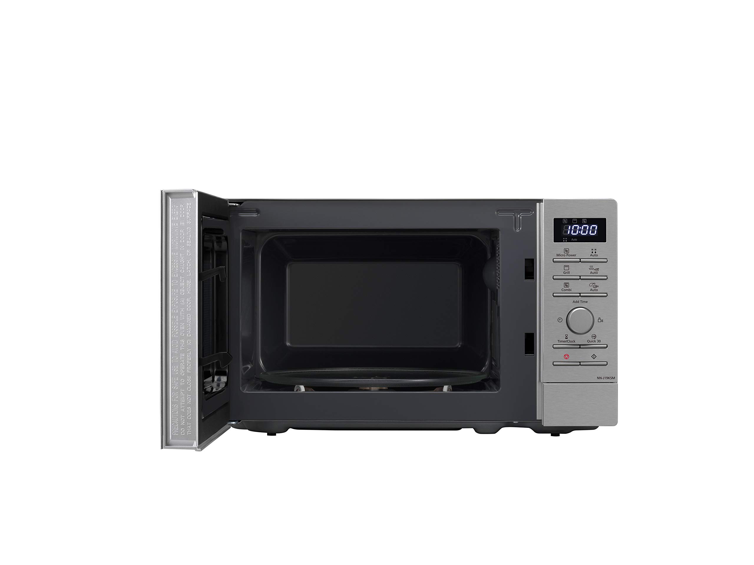 panasonic-nn-j19ksmepg-forno-microonde-con-grill-800w-1000w-20-litri-acciaio-ino image 4