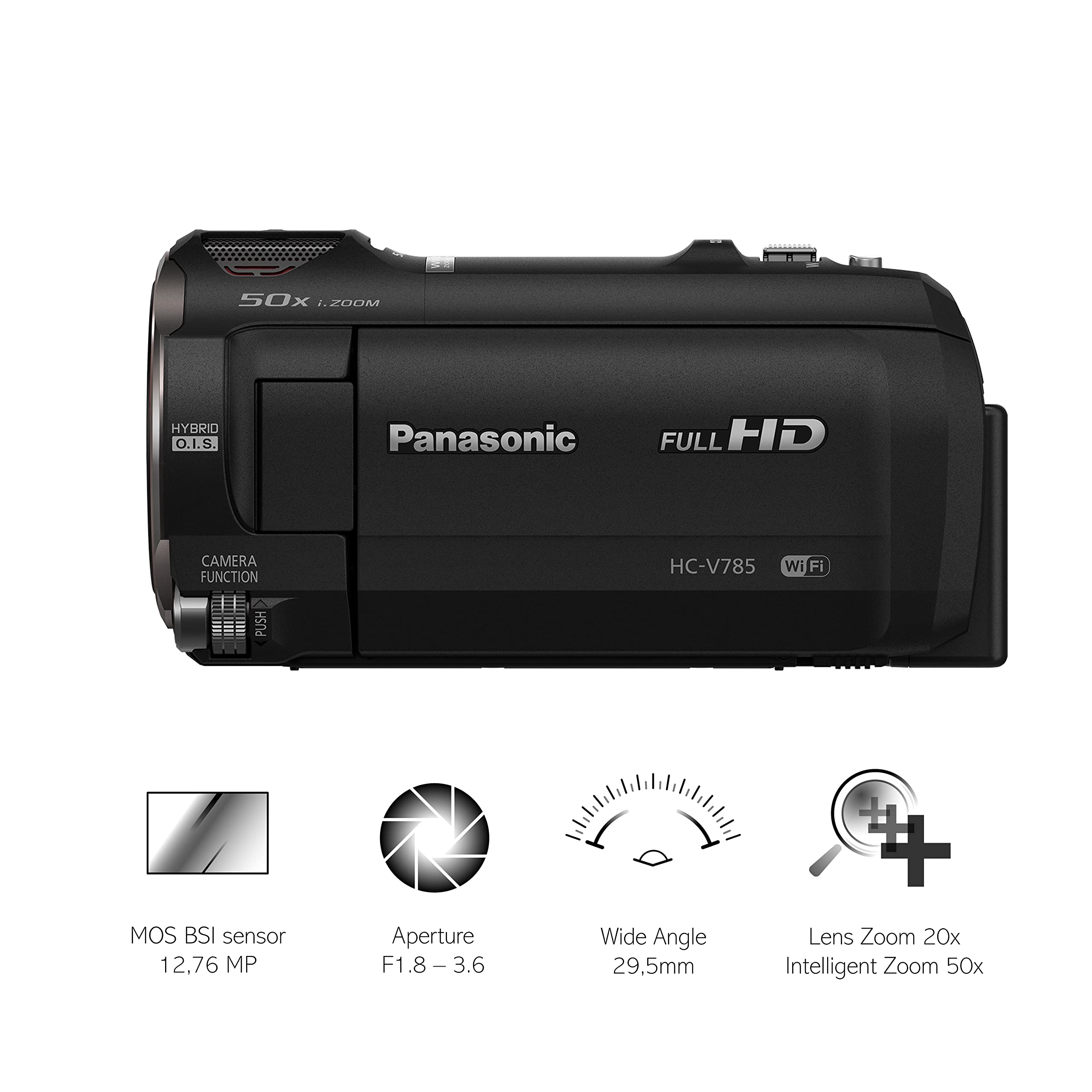 panasonic-hc-v785eg-k-videocamera-full-hd-con-zoom-ottico-20x-sensore-bsi-6mp-sl image 2