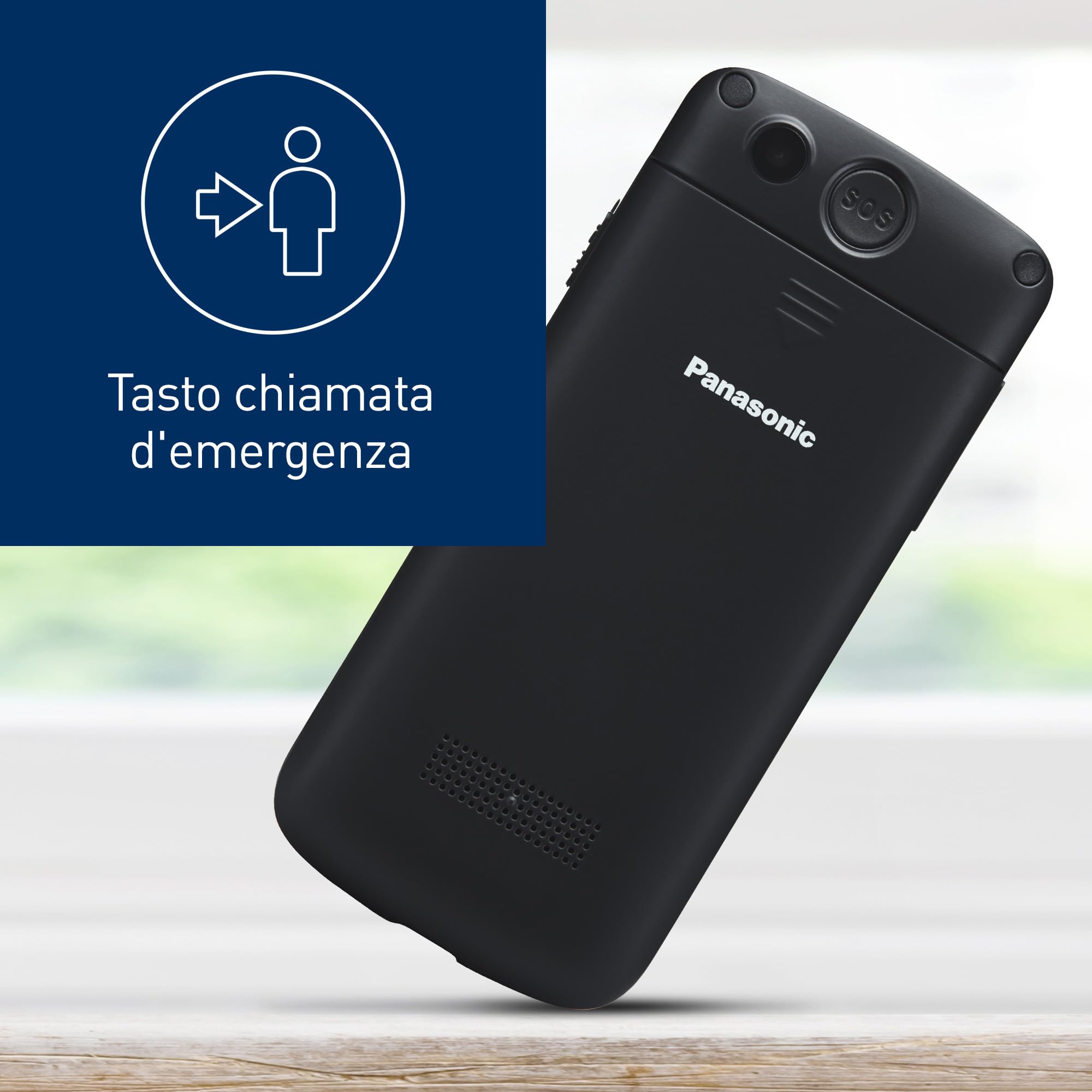 panasonic-kx-tu110-cellulare-facilitato-sbloccato-dual-sim-chiamata-sos-a-mani-l image 4