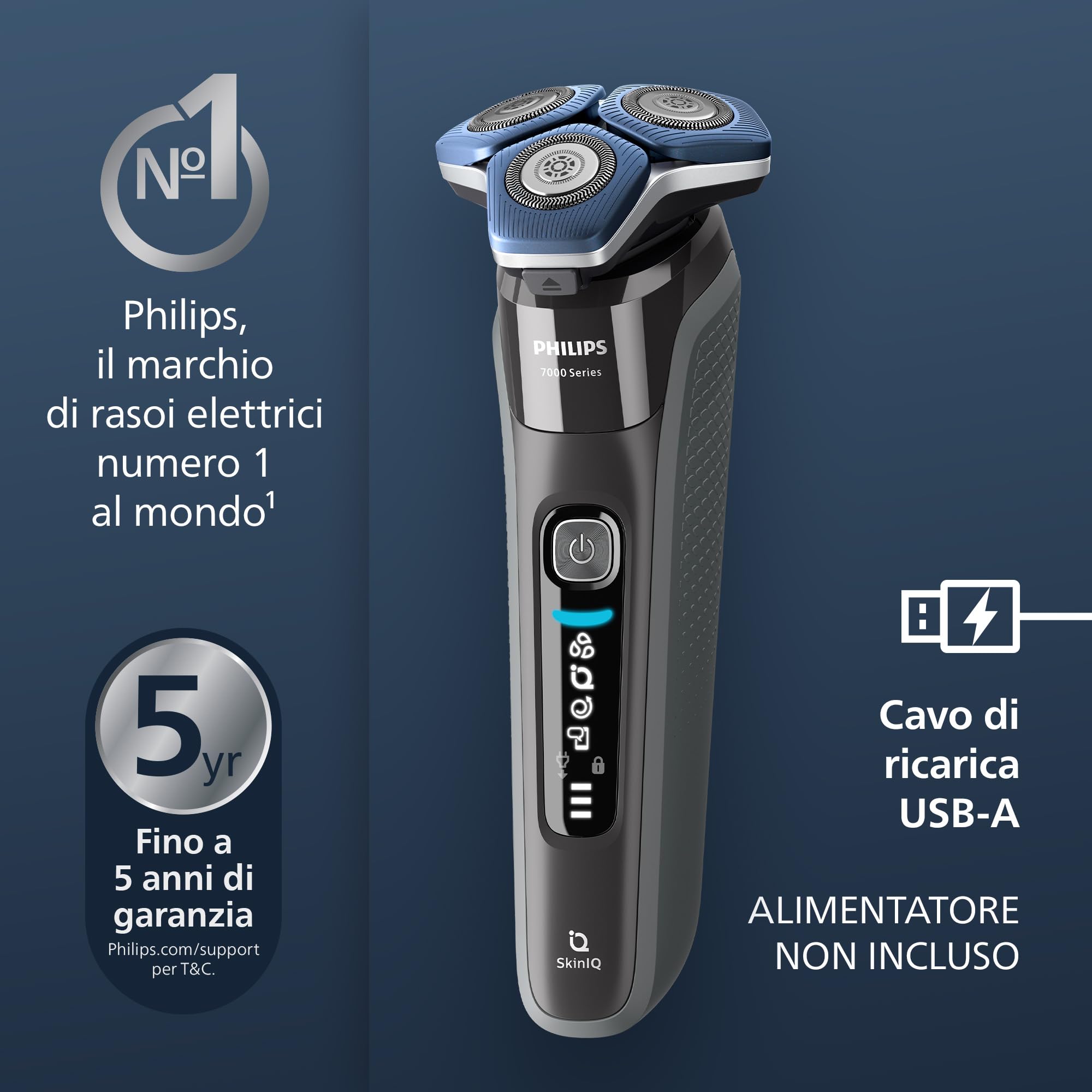 philips-shaver-series-7000-rasoio-elettrico-da-uomo-wet-dry-con-skiniq-45-lame-s image 4