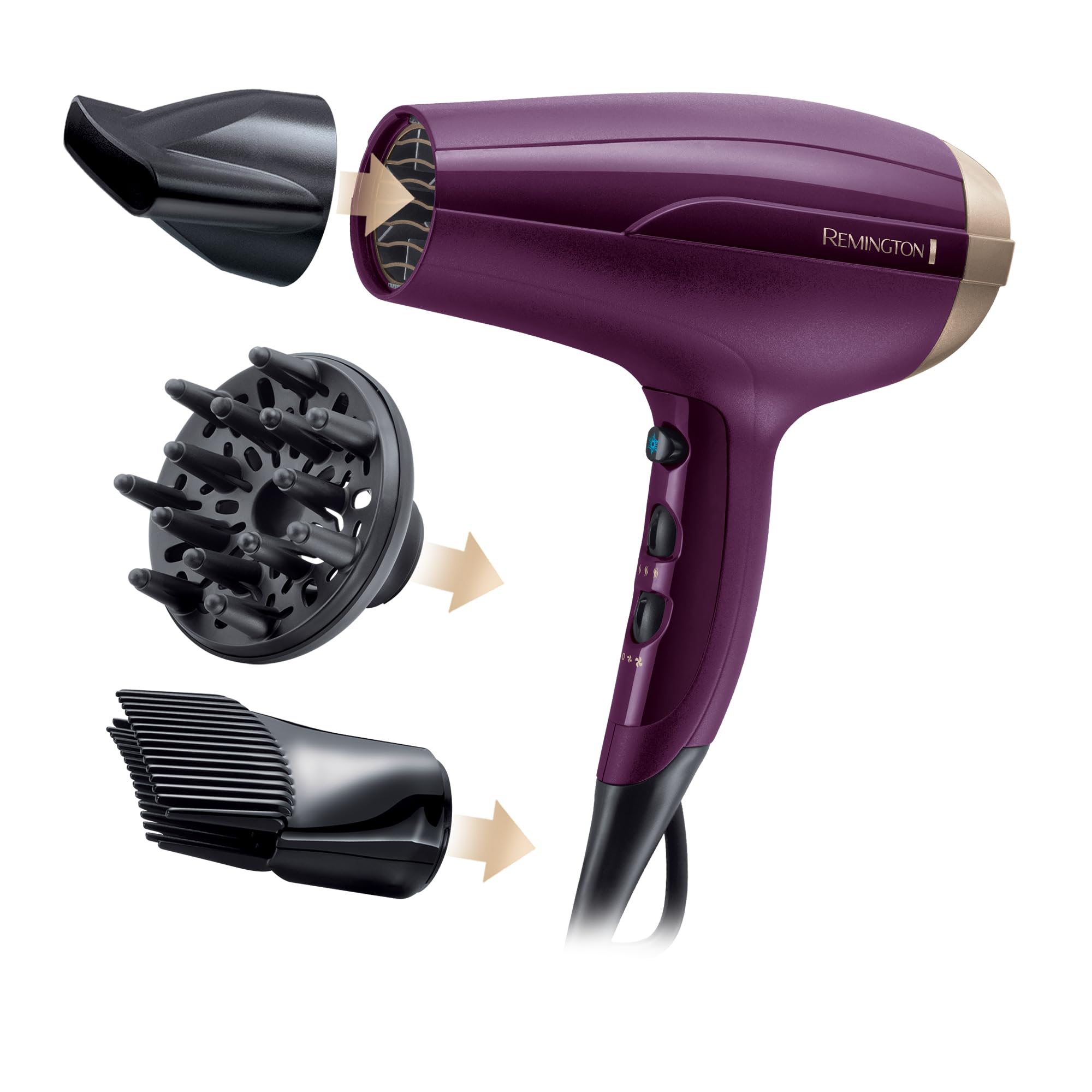 remington-shine-therapy-d5216-asciugacapelli-2300-w-con-generatore-di-ioni-90-io image 8