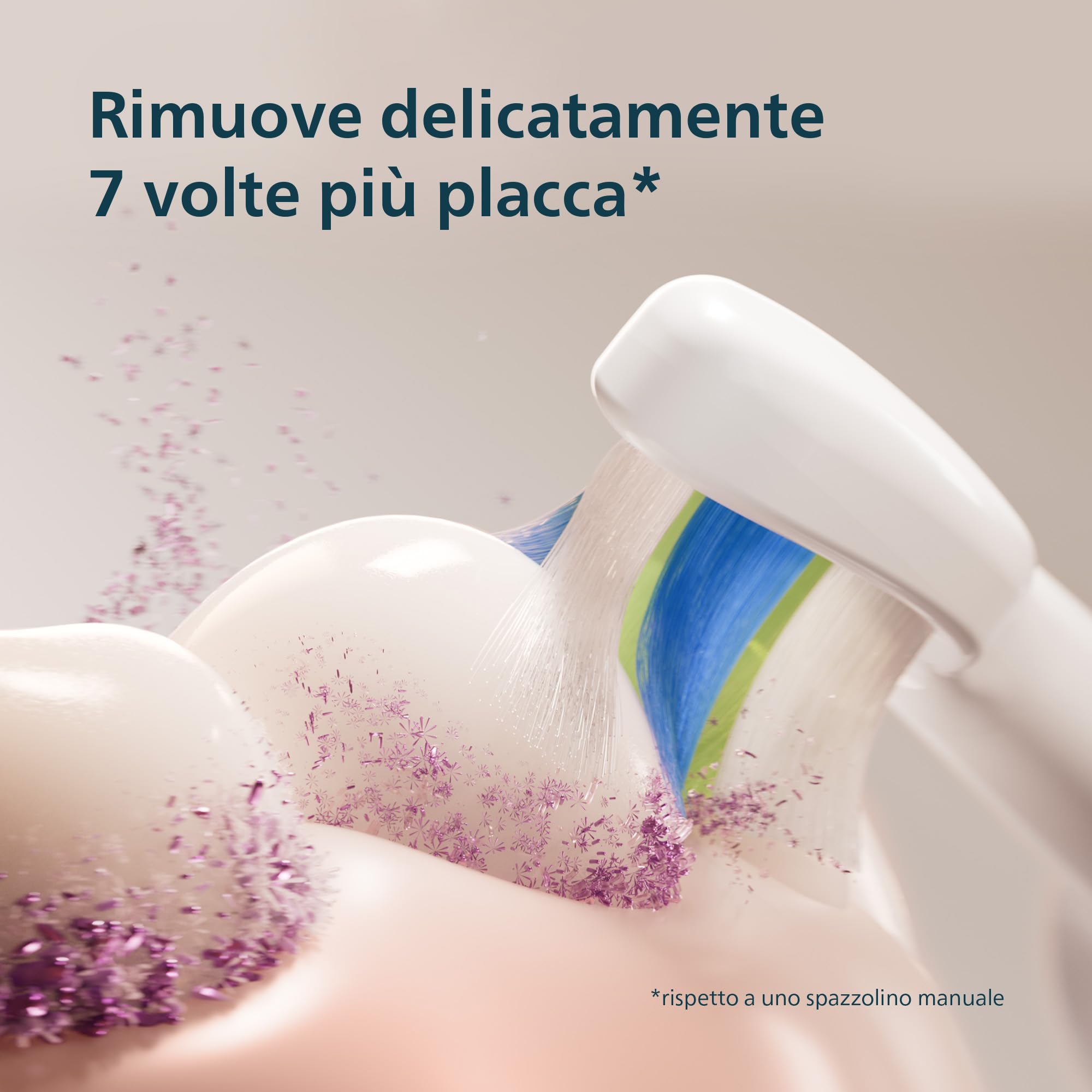philips-sonicare-5500-hx7110-02-spazzolino-elettrico-sonico-bianco-con-2-modalit image 4