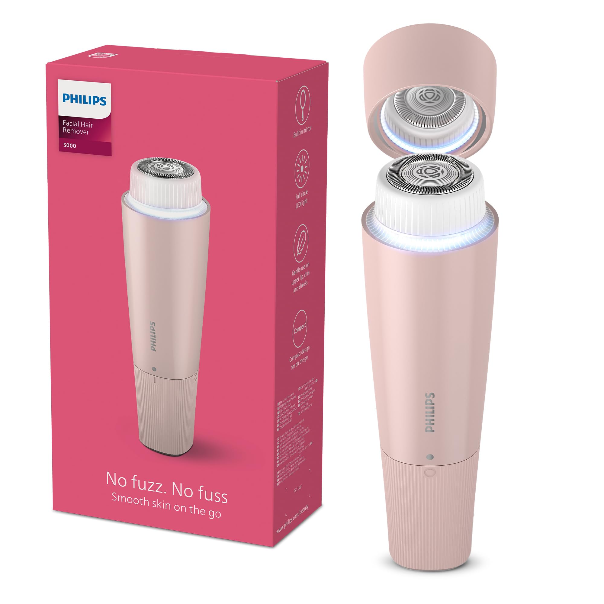 philips-facial-hair-remover-5000-series-brr454-00-epilatore-viso-da-donna-senza- image 1