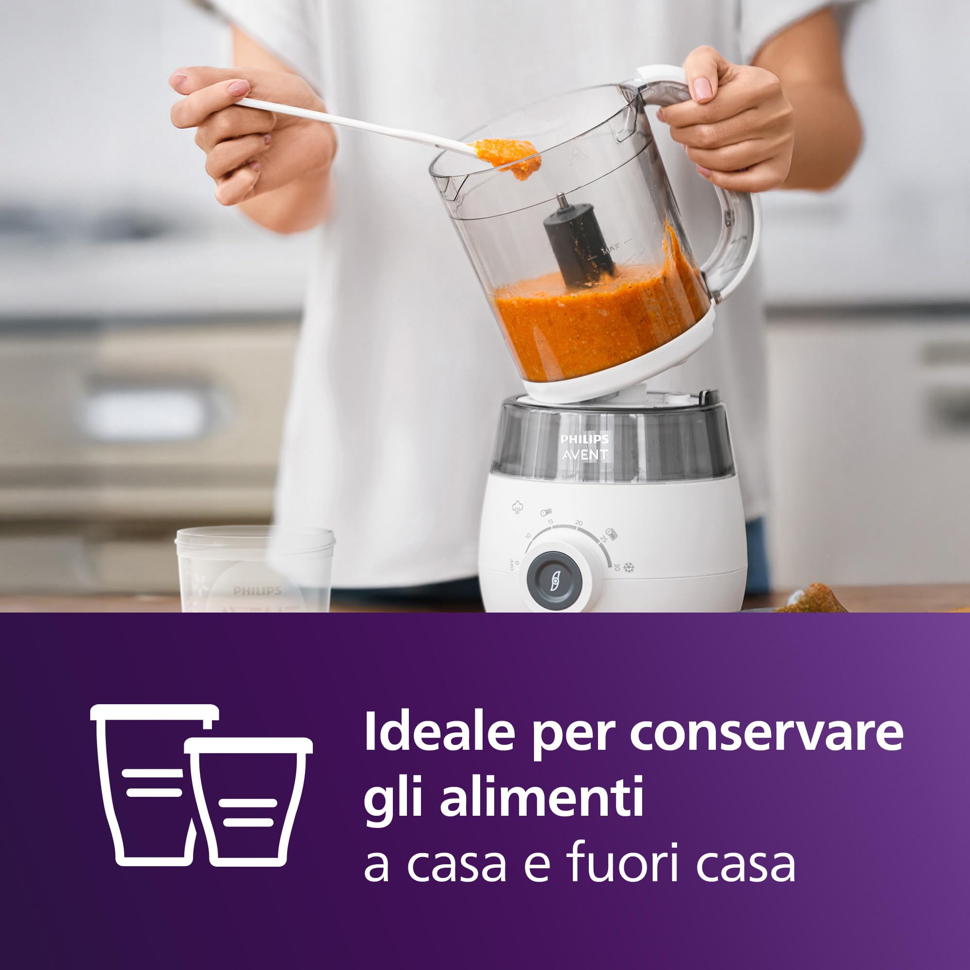 philips-avent-scf883-20-easypappa-steamer-blender-4-in-1-per-pappe-con-20-vasett image 7