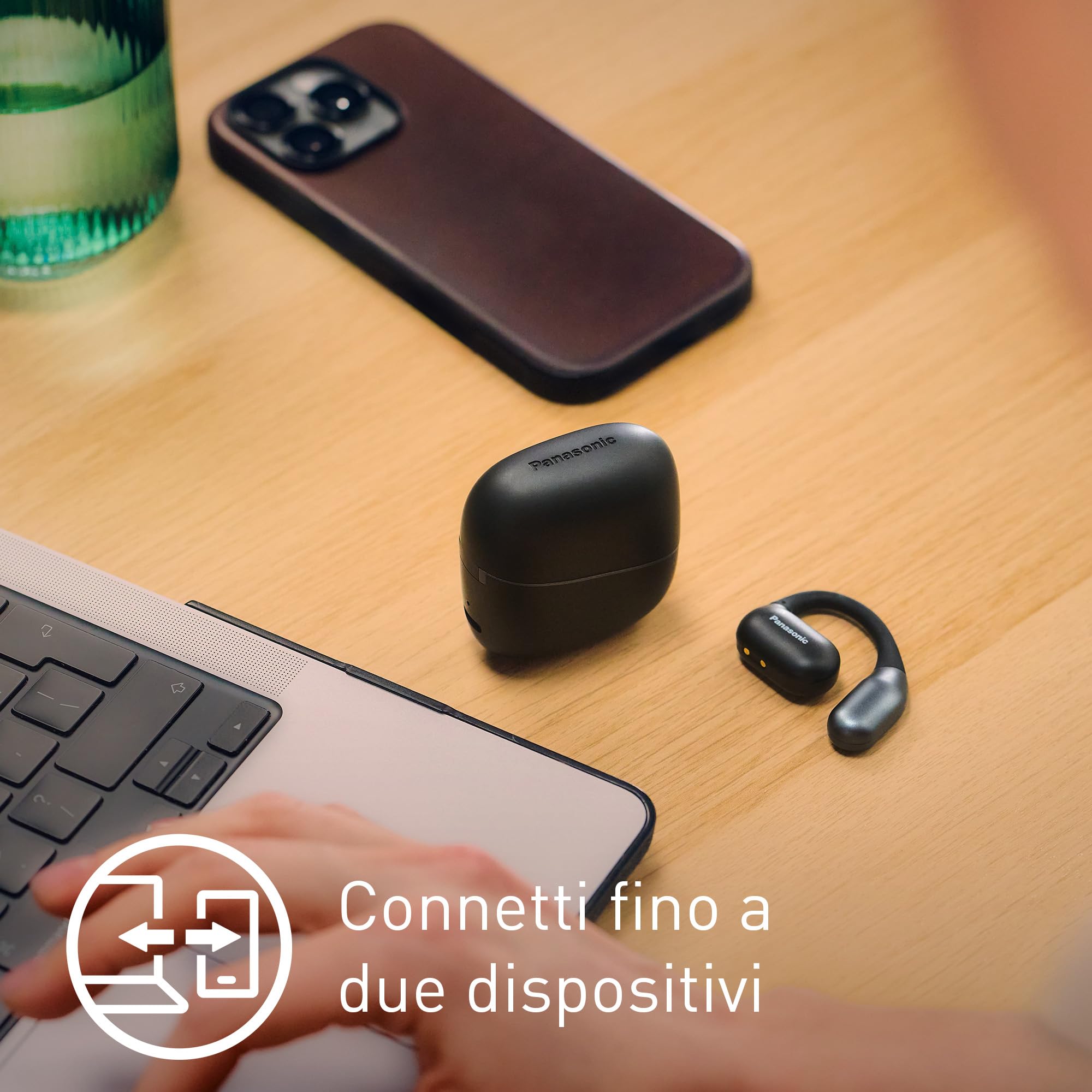 panasonic-rb-f10de-k-cuffie-wireless-open-ear-sport-bluetooth-5-4-con-microfono- image 4
