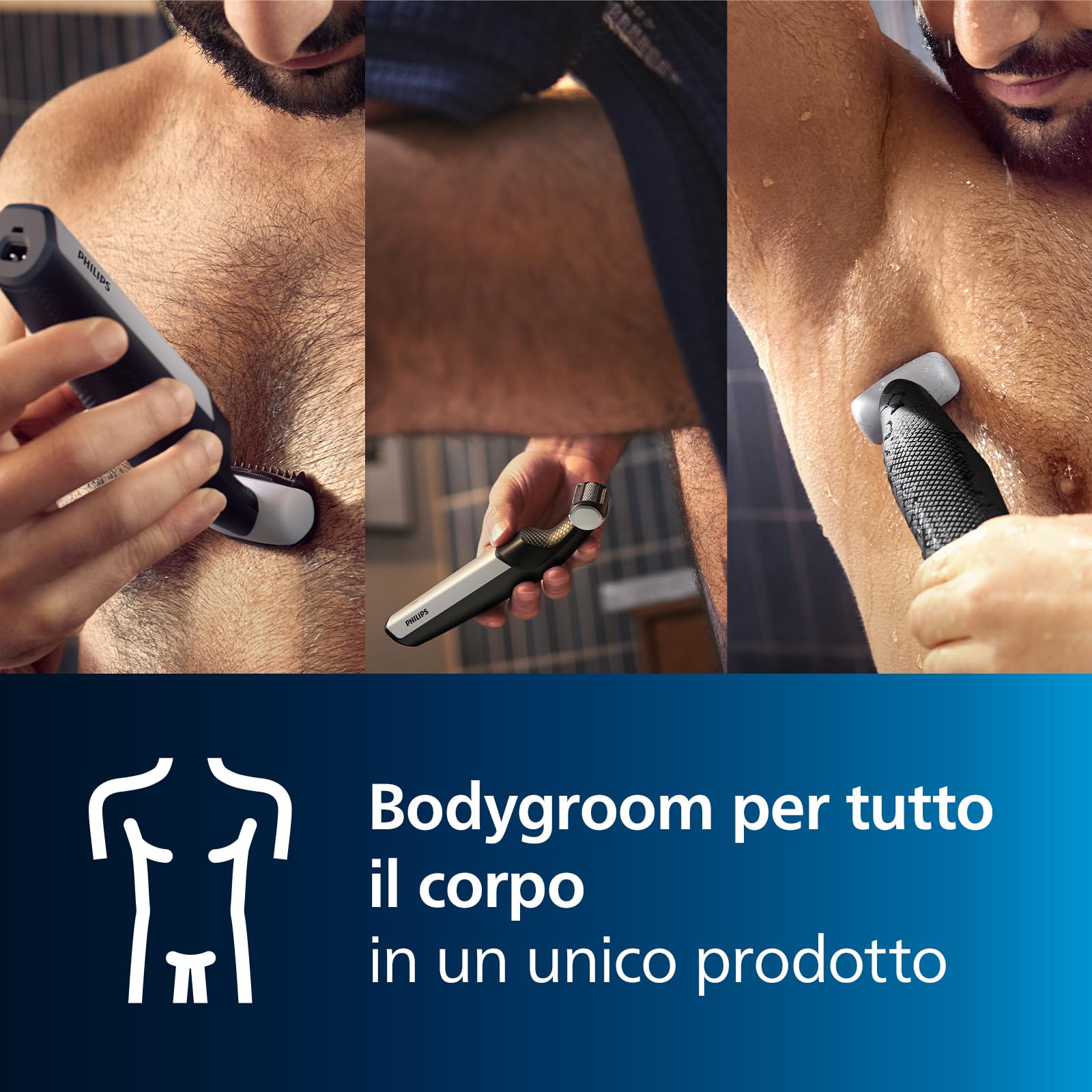 philips-serie-3000-trimmer-corpo-impermeabile-bg3010-15-con-pettine-3-mm-autonom image 2