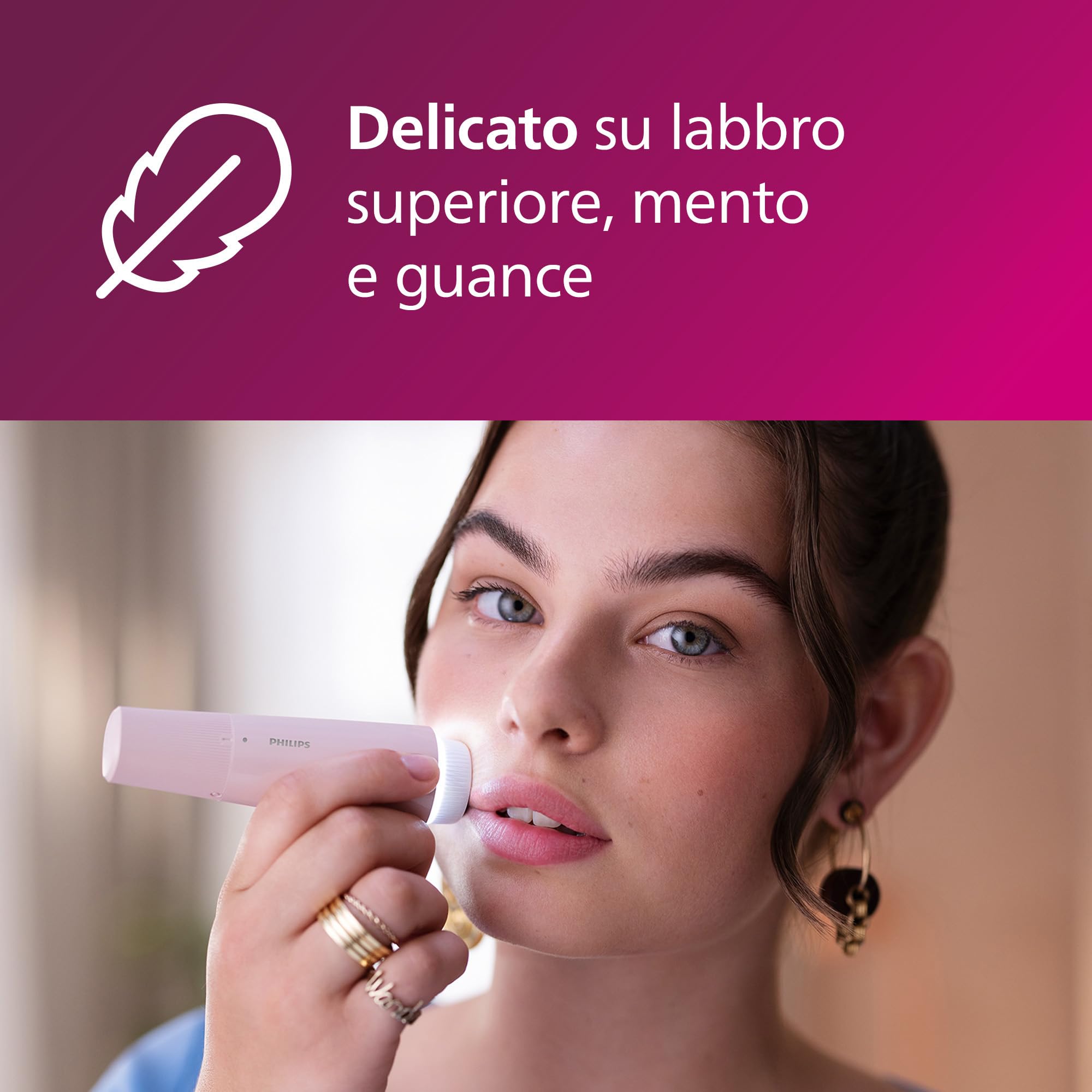 philips-facial-hair-remover-5000-series-brr454-00-epilatore-viso-da-donna-senza- image 2