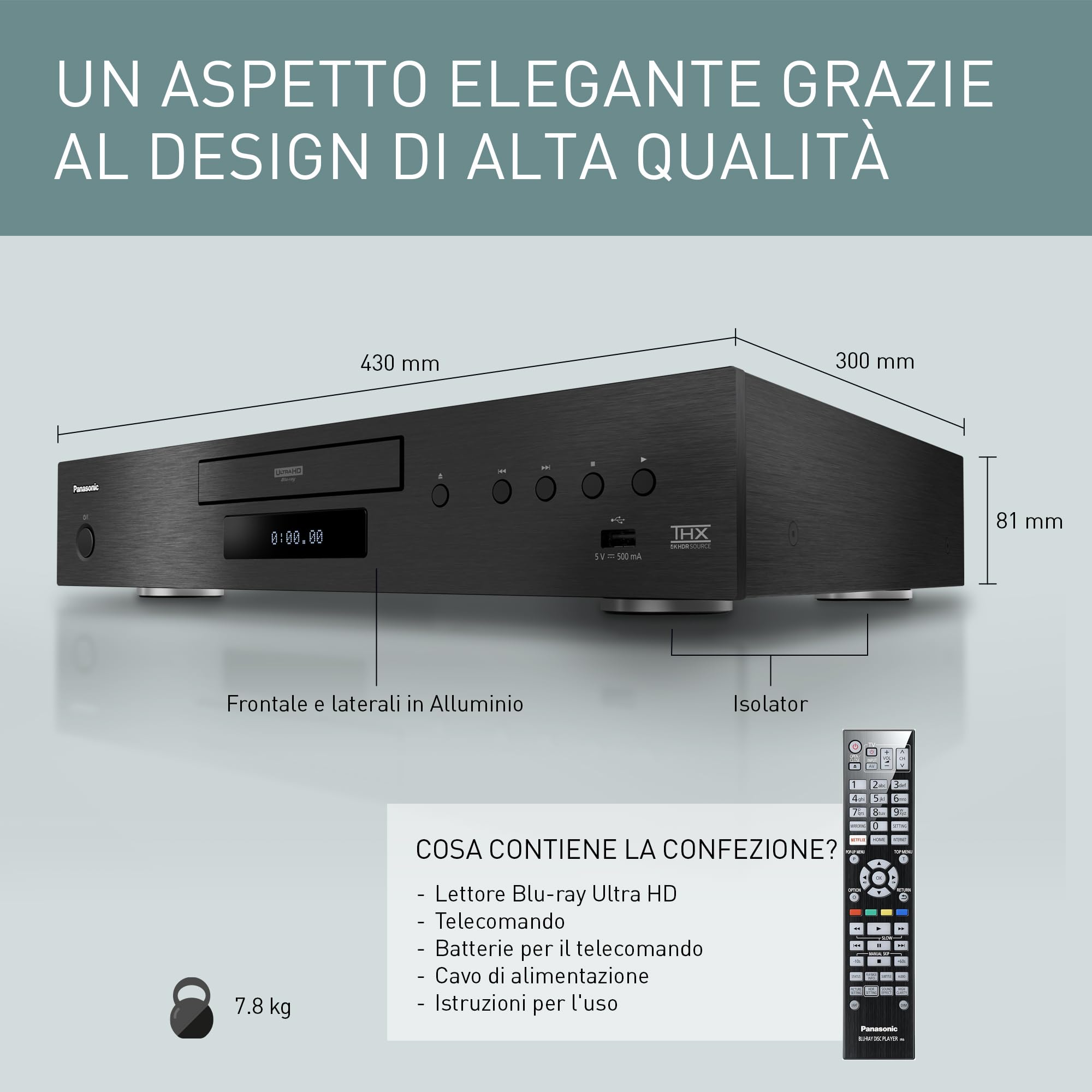 panasonic-dp-ub9000-lettore-blu-ray-ultra-hd-4k-pro-hdr-con-hcx-thx-twin-hdmi-e- image 6
