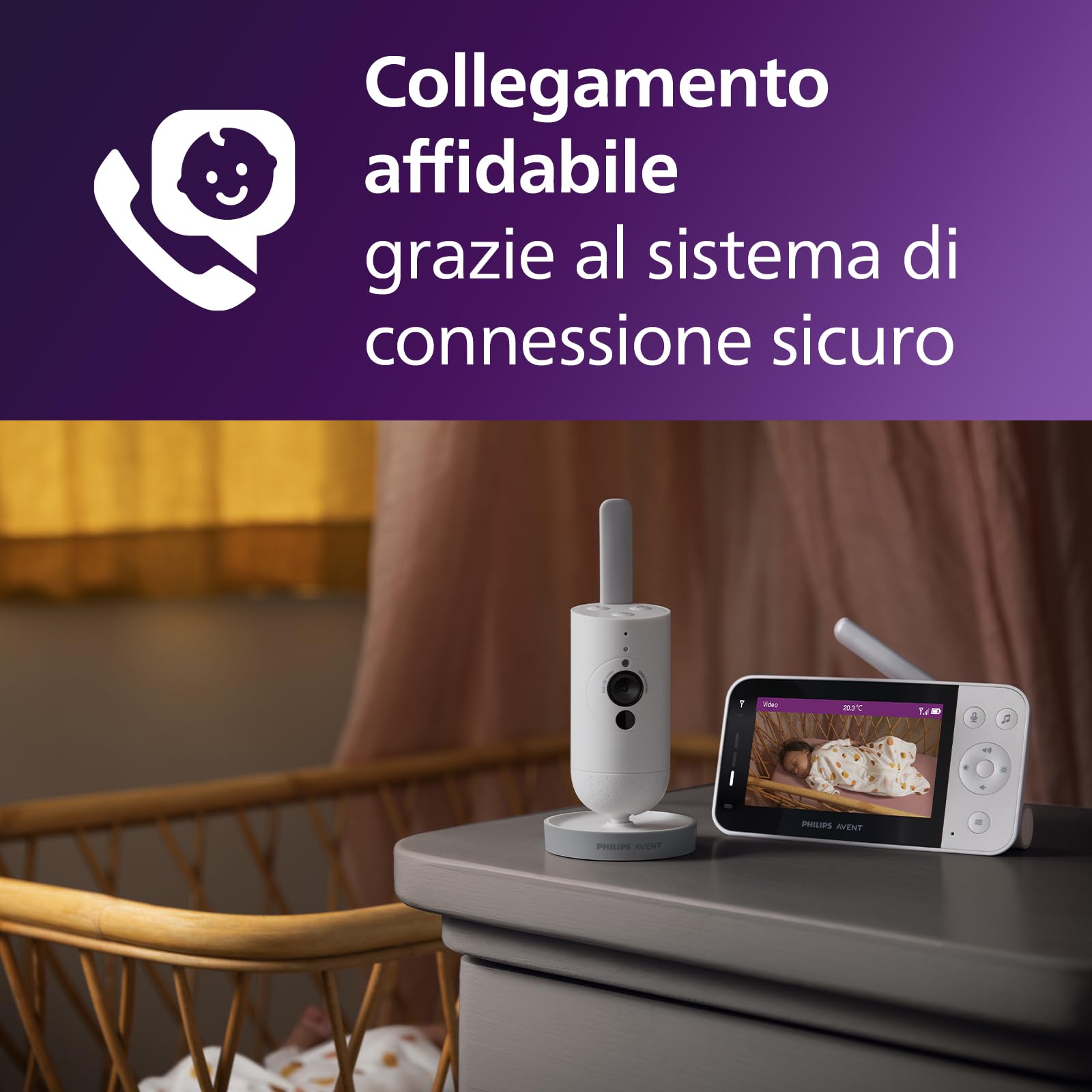 philips-avent-scd923-26-baby-monitor-connected-con-telecamera-hd-1080p-visione-n image 2