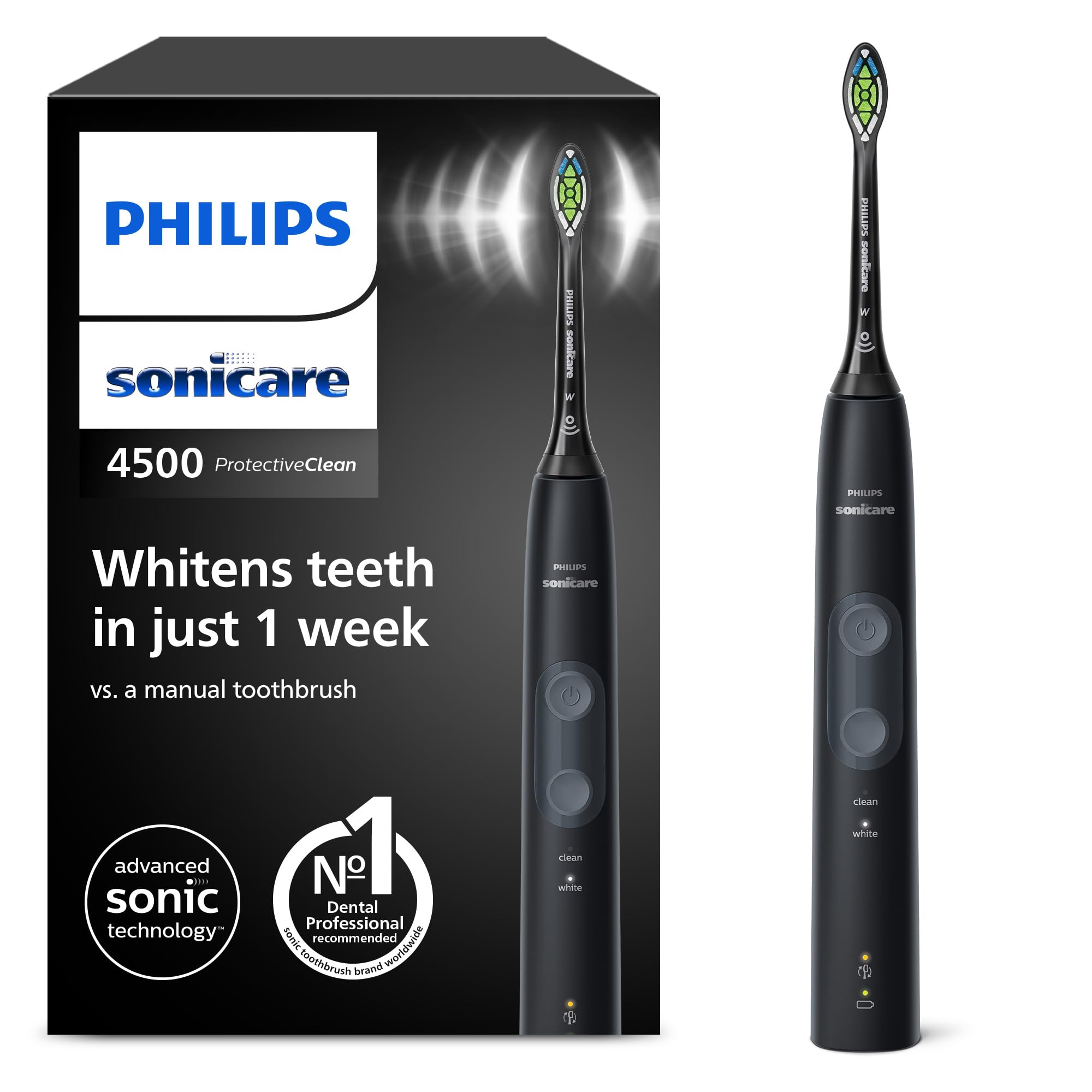 philips-sonicare-protectiveclean-4500-hx6830-44-spazzino-elettrico-sonico-con-te image 1