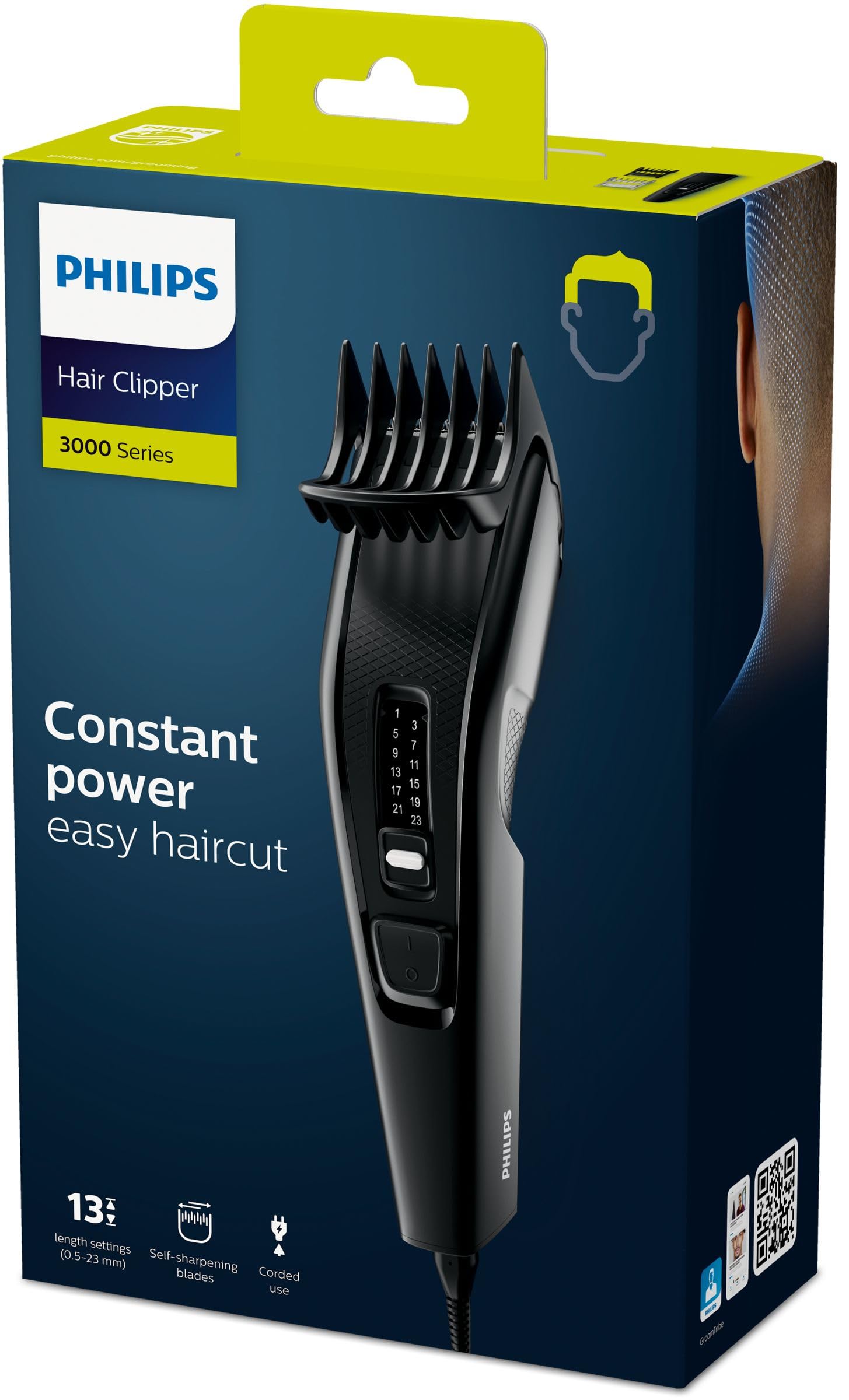 philips-series-3000-hc3510-15-regolacapelli-con-tecnologia-trim-n-flow-lame-dual image 4