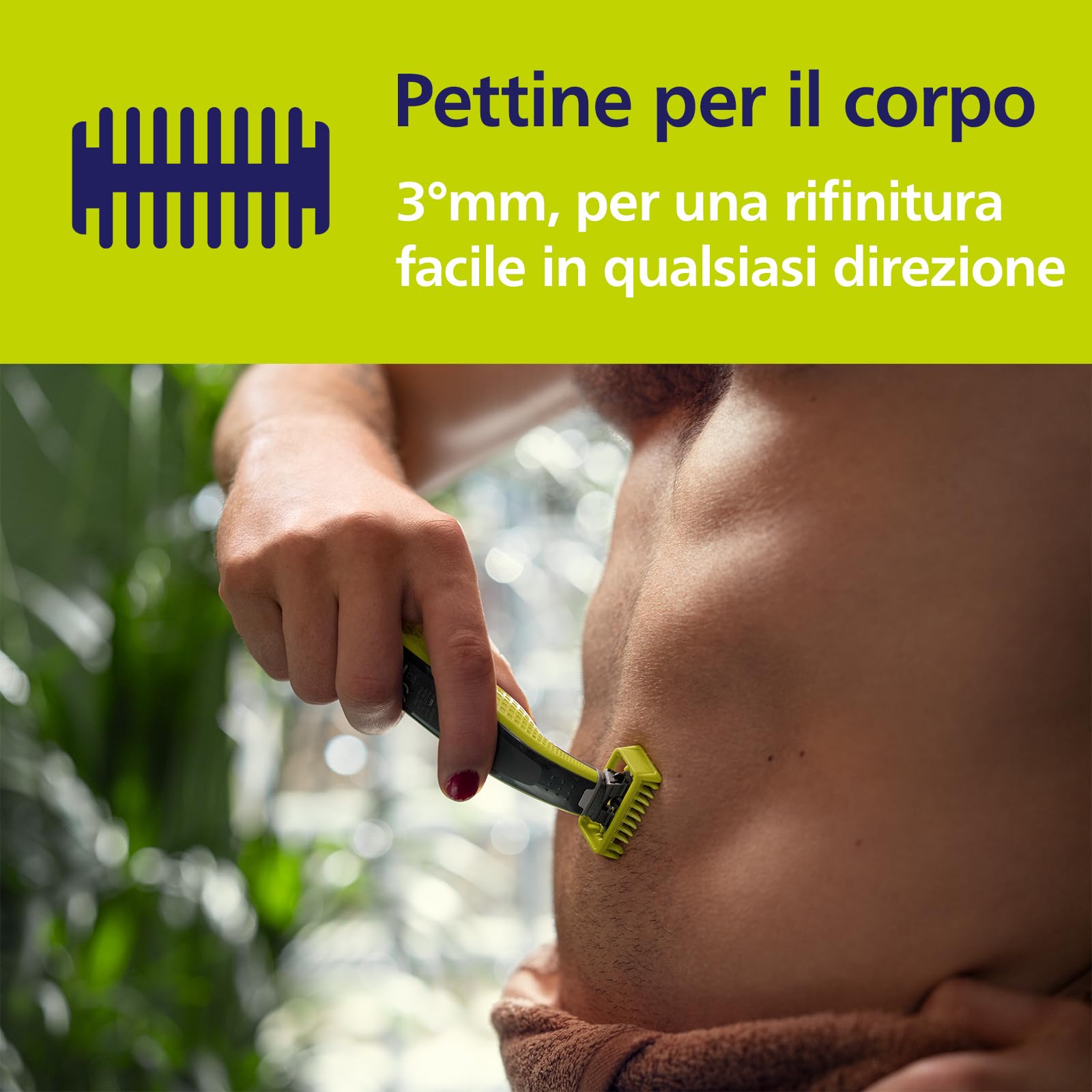 philips-oneblade-qp620-50-face-body-kit-corpo-rasoio-regolabarba-elettrico-con-2 image 5