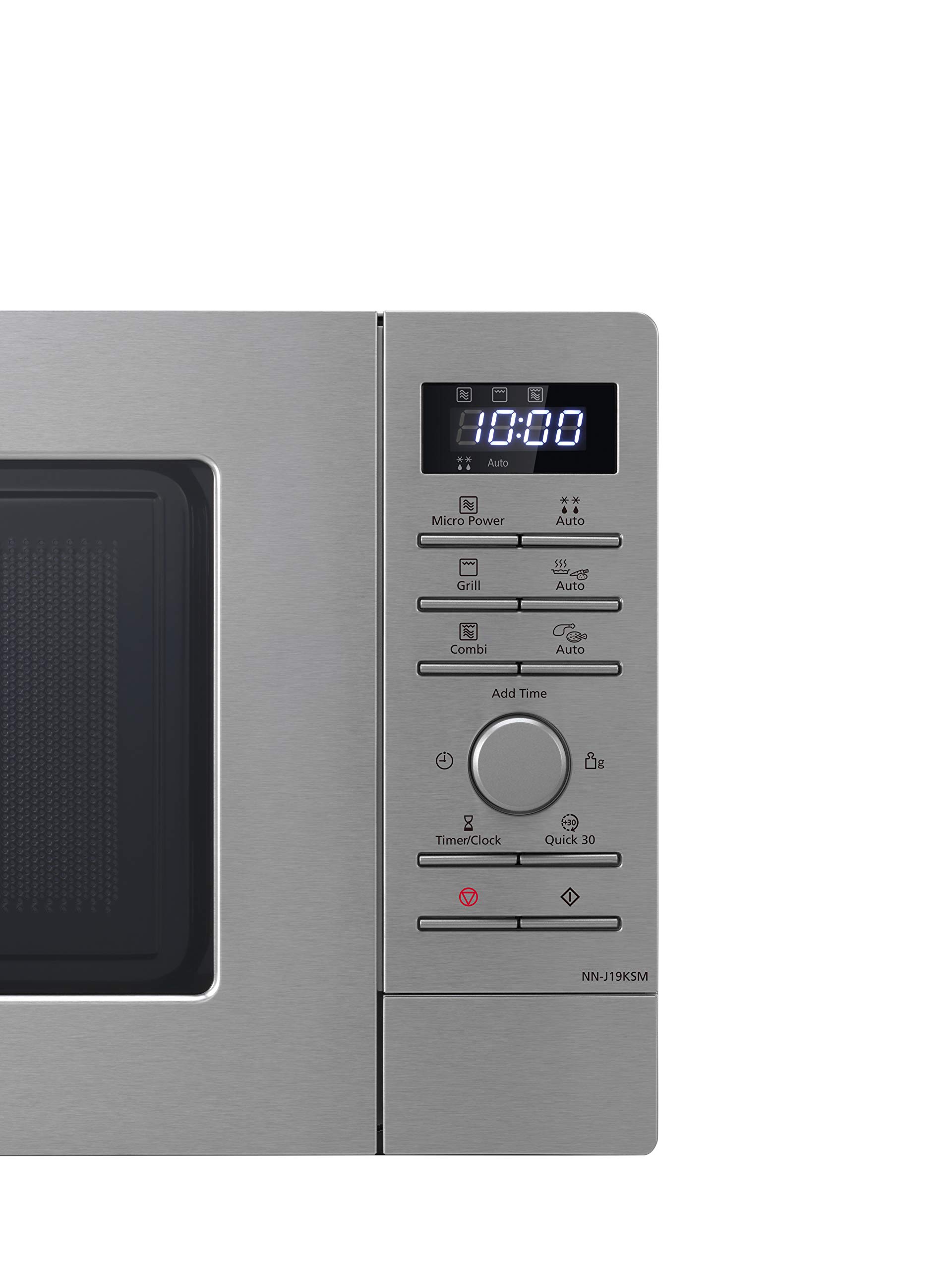 panasonic-nn-j19ksmepg-forno-microonde-con-grill-800w-1000w-20-litri-acciaio-ino image 5