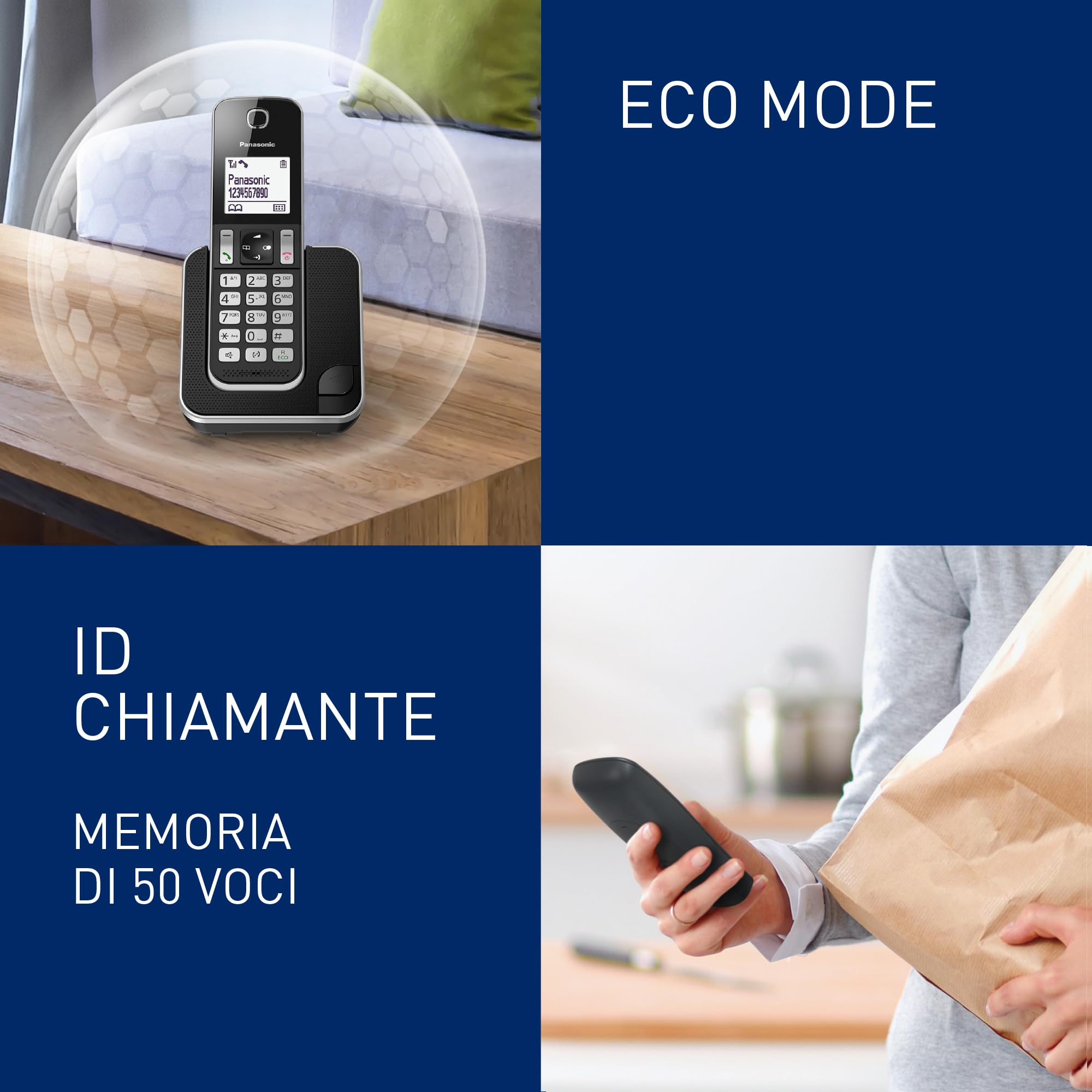 panasonic-kx-tgd310jtb-telefono-cordless-digitale-con-base-e-1-ricevitore-displa image 4
