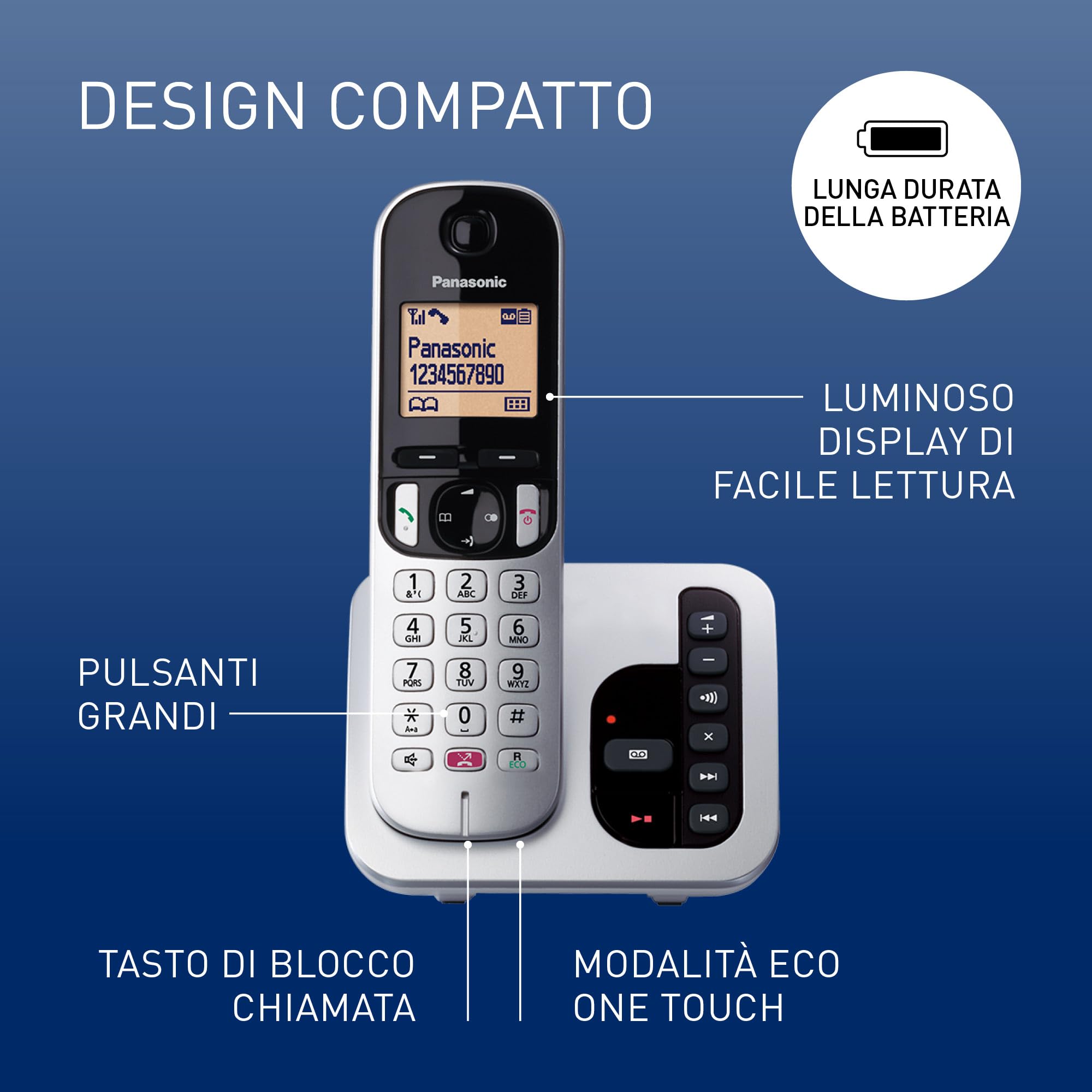 panasonic-kx-tgc260jts-telefono-cordless-digitale-con-segreteria-telefonica-viva image 2