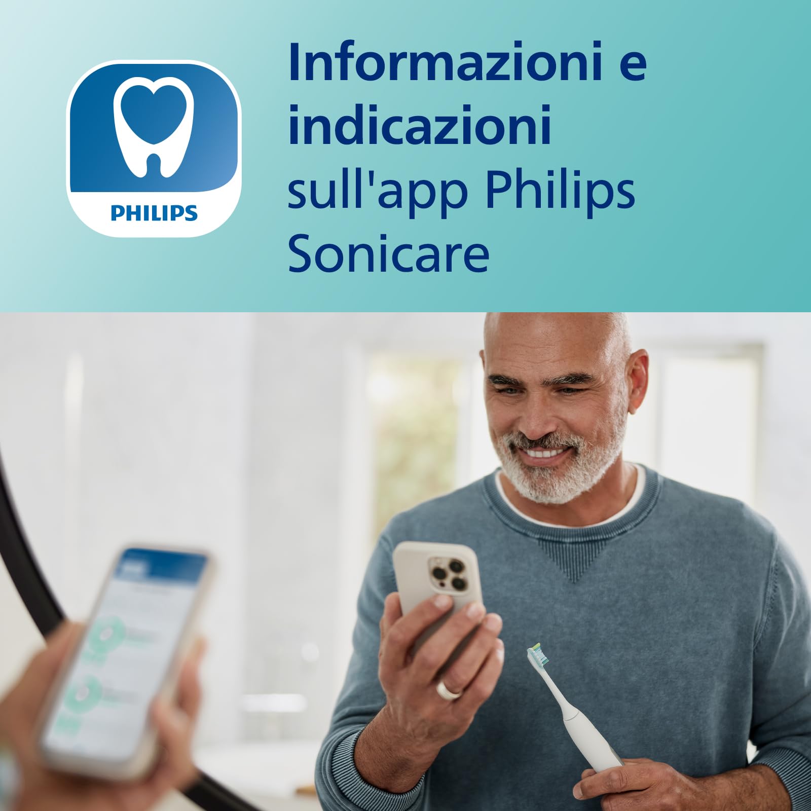 philips-sonicare-expertclean-7500-hx9691-02-spazzolino-elettrico-sonico-con-app- image 4