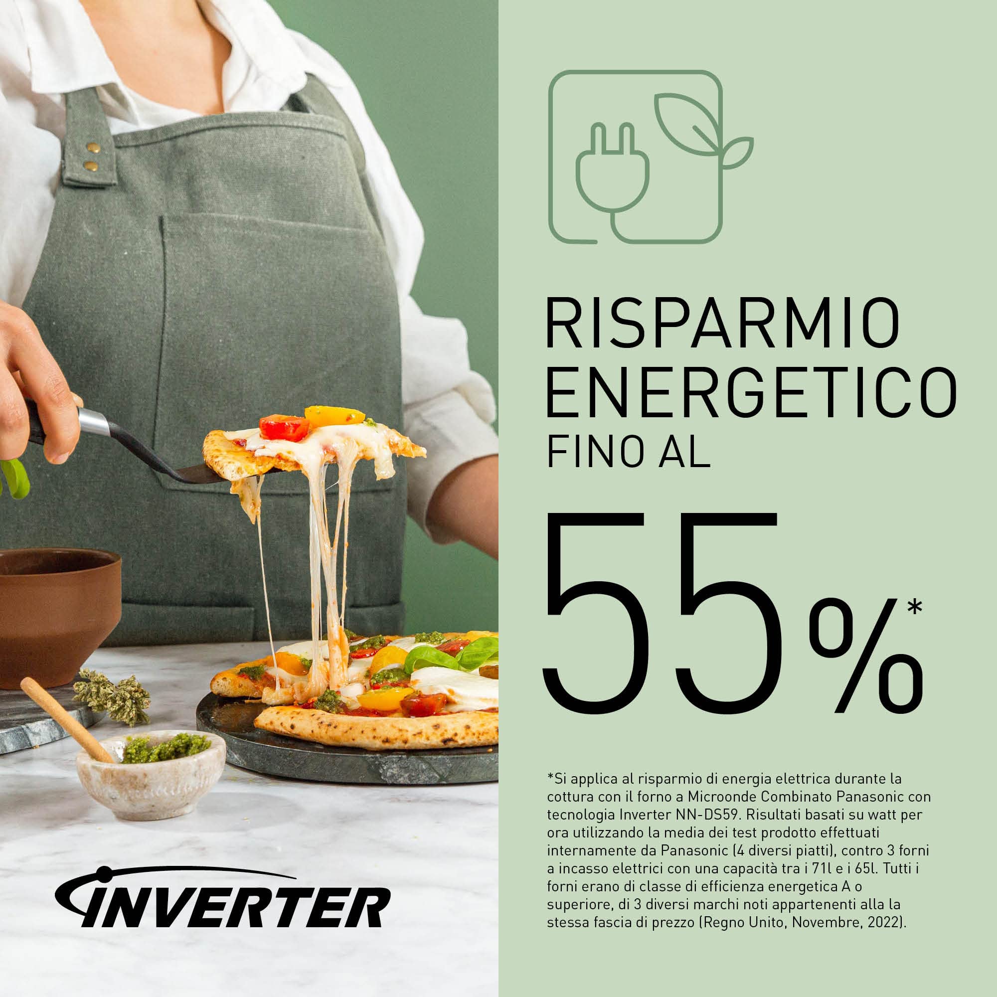 panasonic-nn-ds59nmetg-forno-microonde-combinato-4-in-1-con-vapore-grill-flatbed image 4