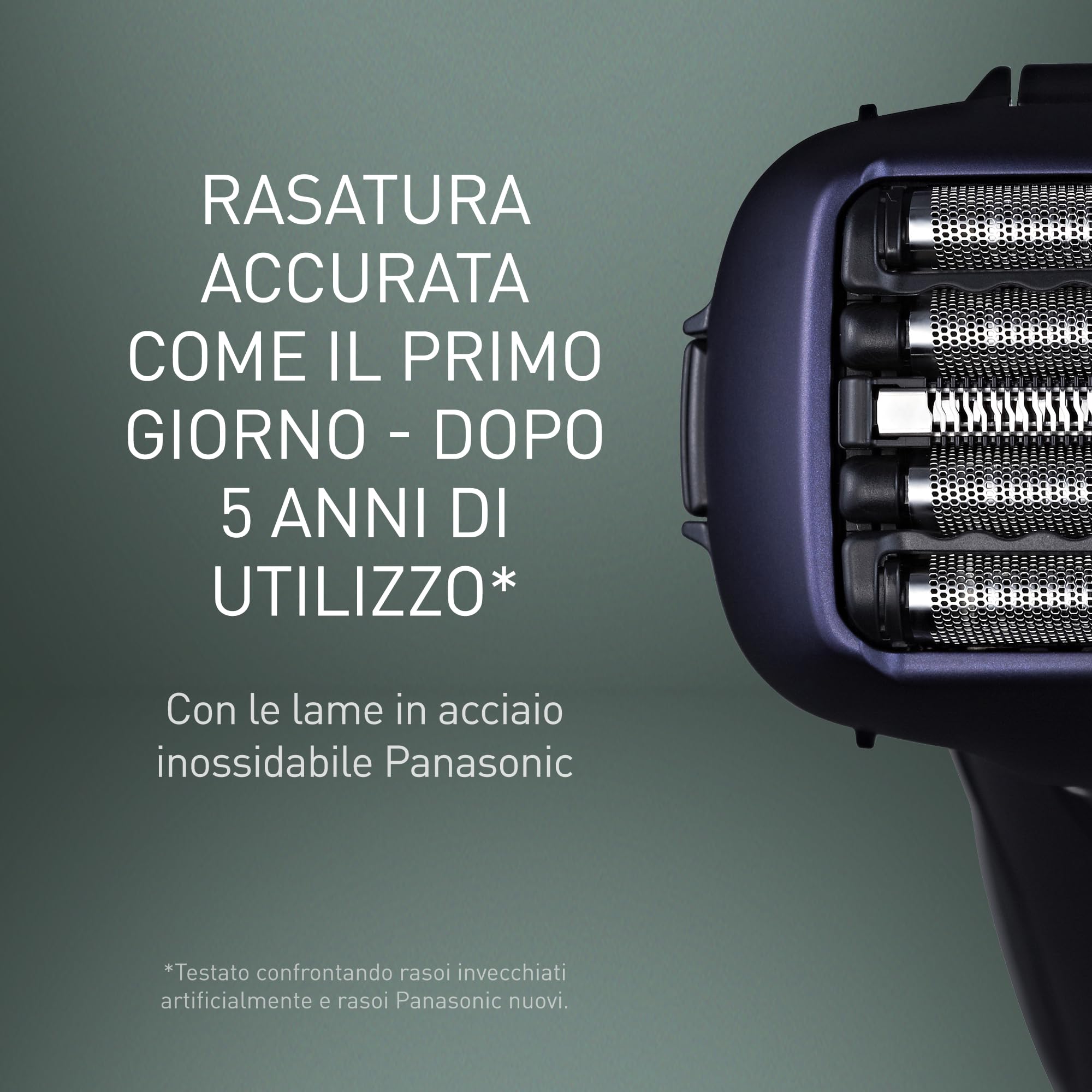 panasonic-series-800-es-lv67-rasoio-elettrico-wet-dry-a-5-lame-sensore-barba-aut image 2