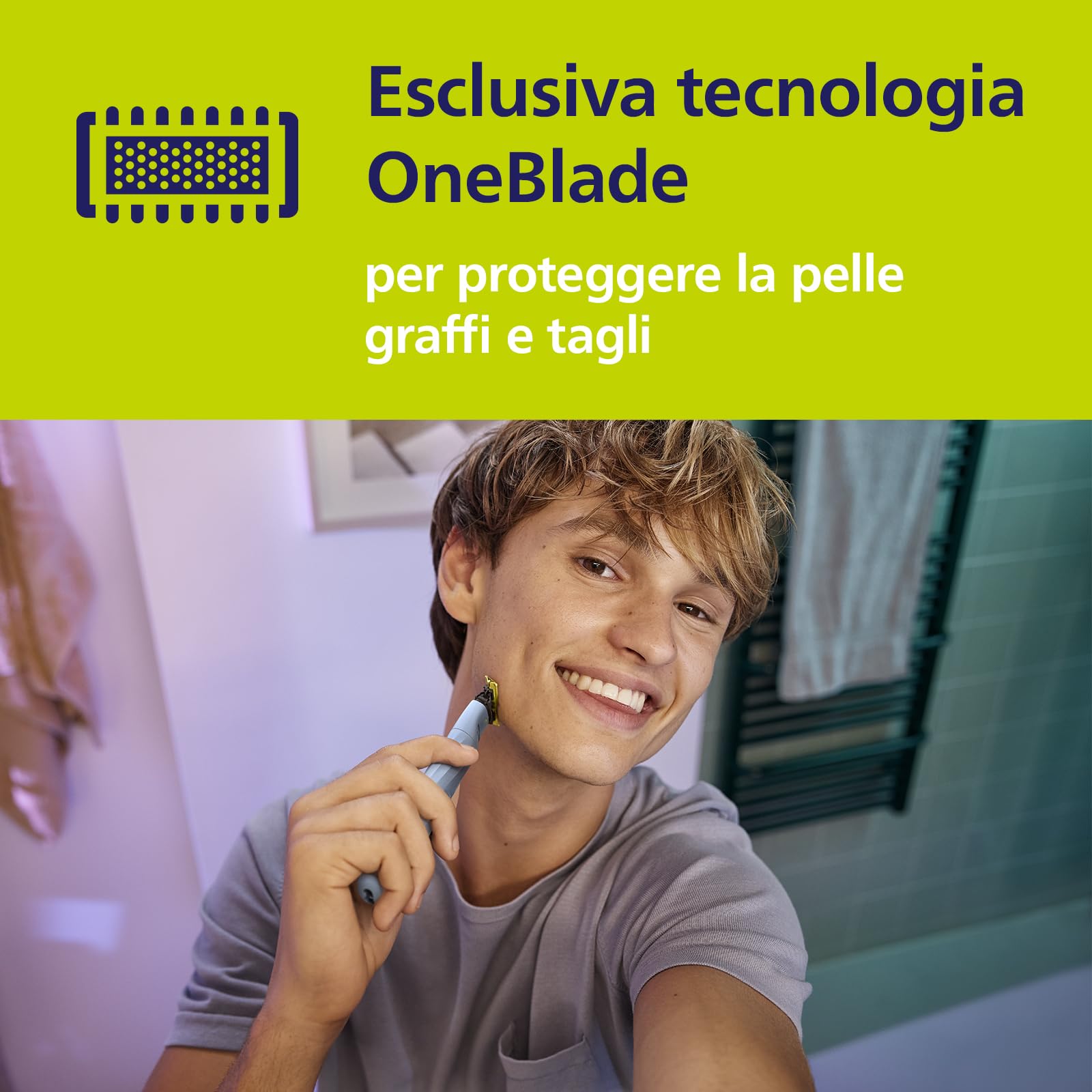 philips-oneblade-first-shave-qp1324-30-rasoio-elettrico-ibrido-per-ragazzi-imper image 3