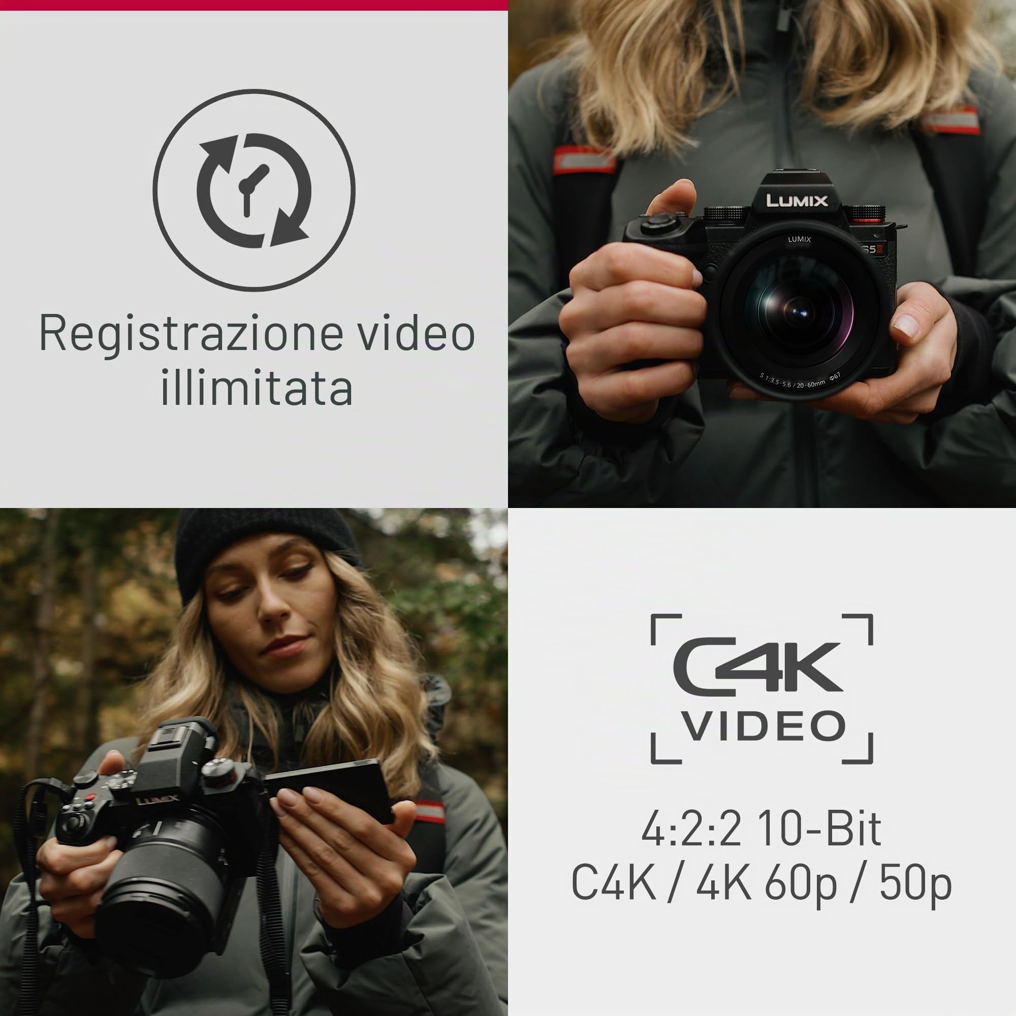 panasonic-lumix-dc-s5-ii-mirrorless-full-frame-con-obiettivo-20-60mm-f3-5-5-6-4k image 7