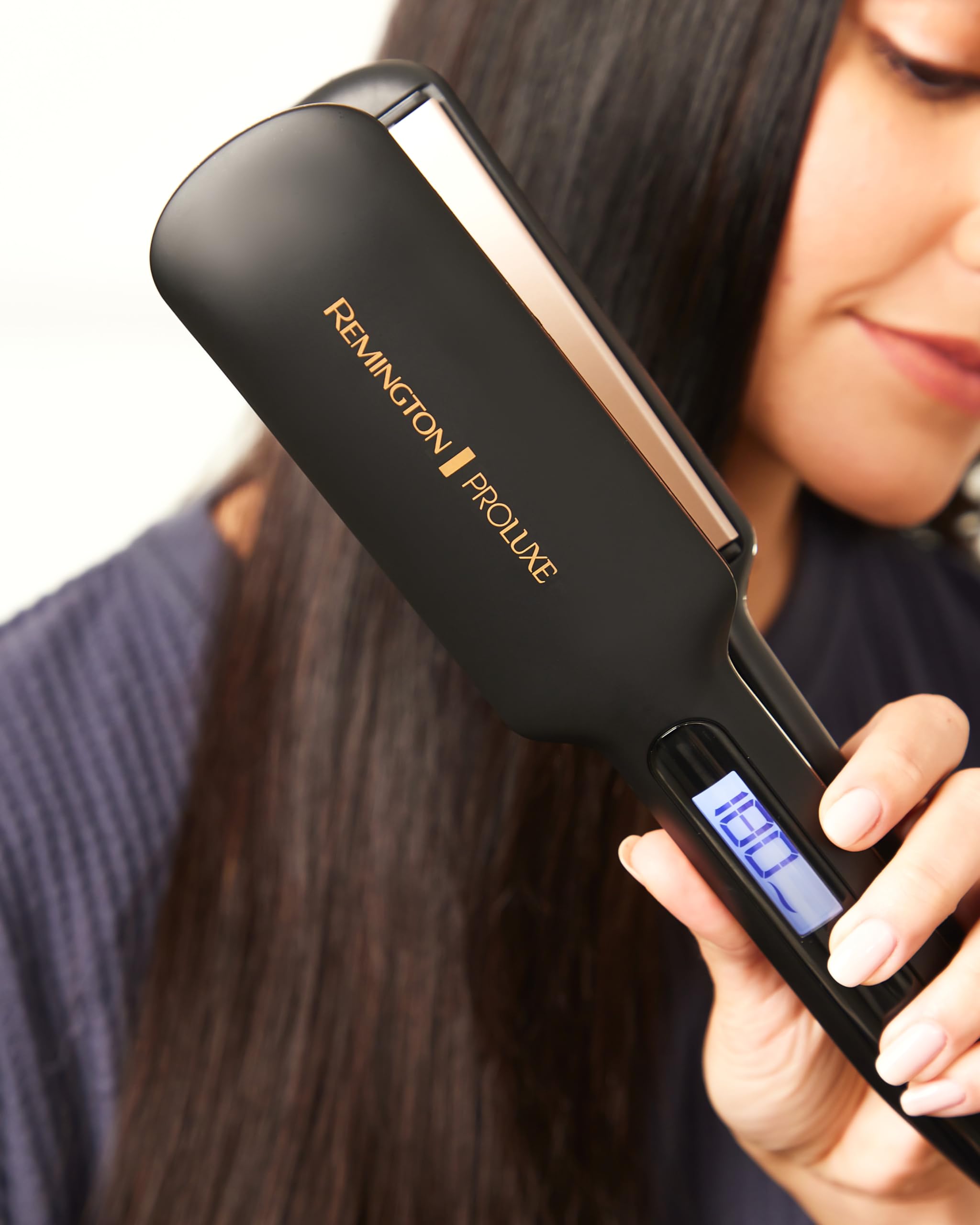 remington-proluxe-midnight-wide-plate-s9150b-piastra-per-capelli-con-piastre-lar image 4