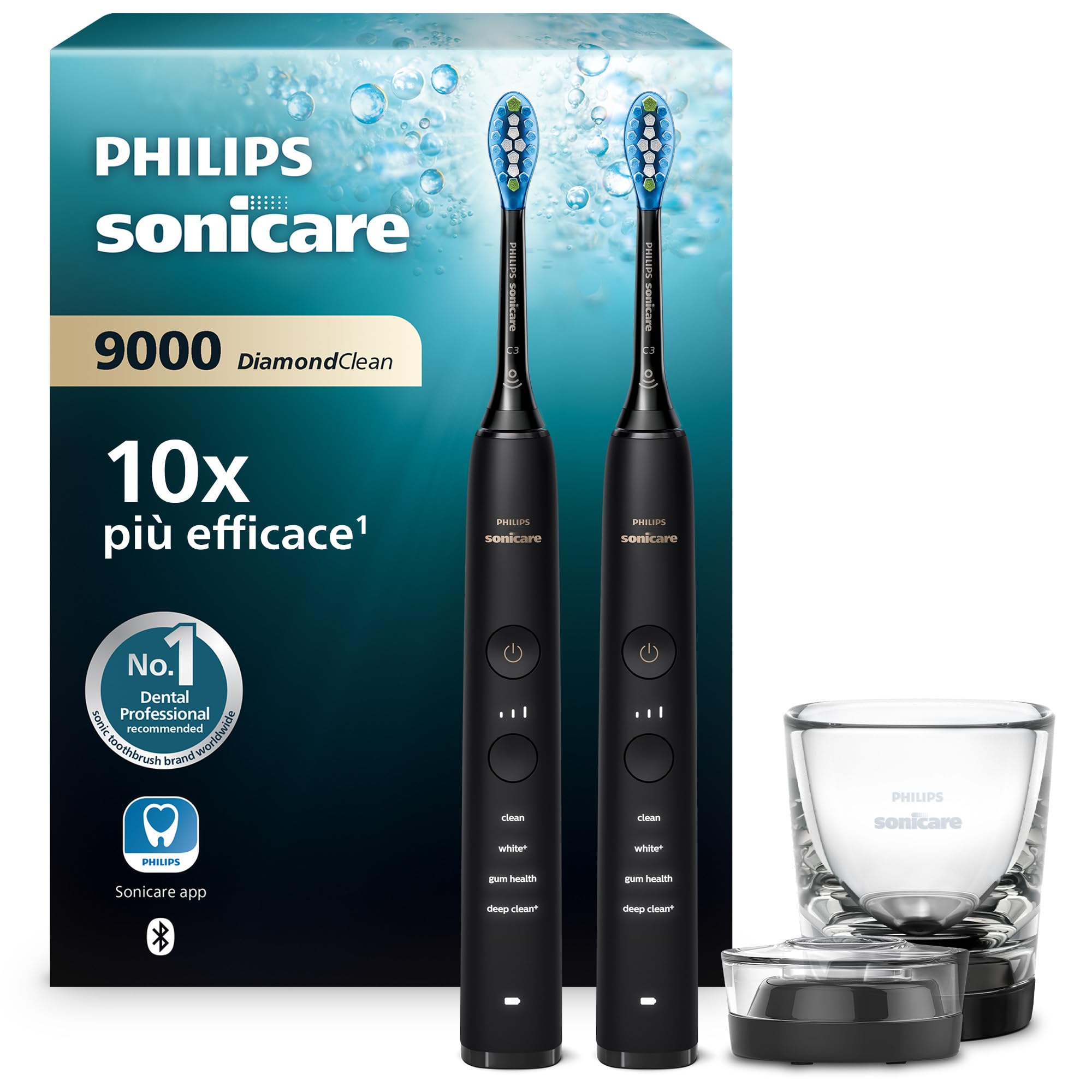 philips-sonicare-diamondclean-9000-hx9914-54-doppia-confezione-di-spazzini-elett image 1