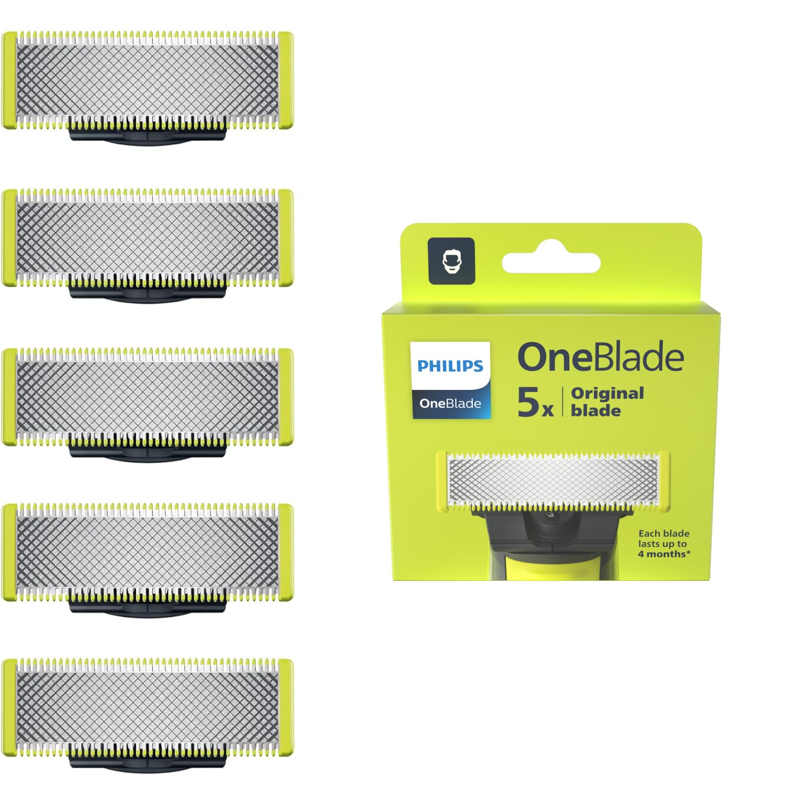 philips-oneblade-qp450-50-confezione-5-lame-360-originali-in-acciaio-inossidabil image 8