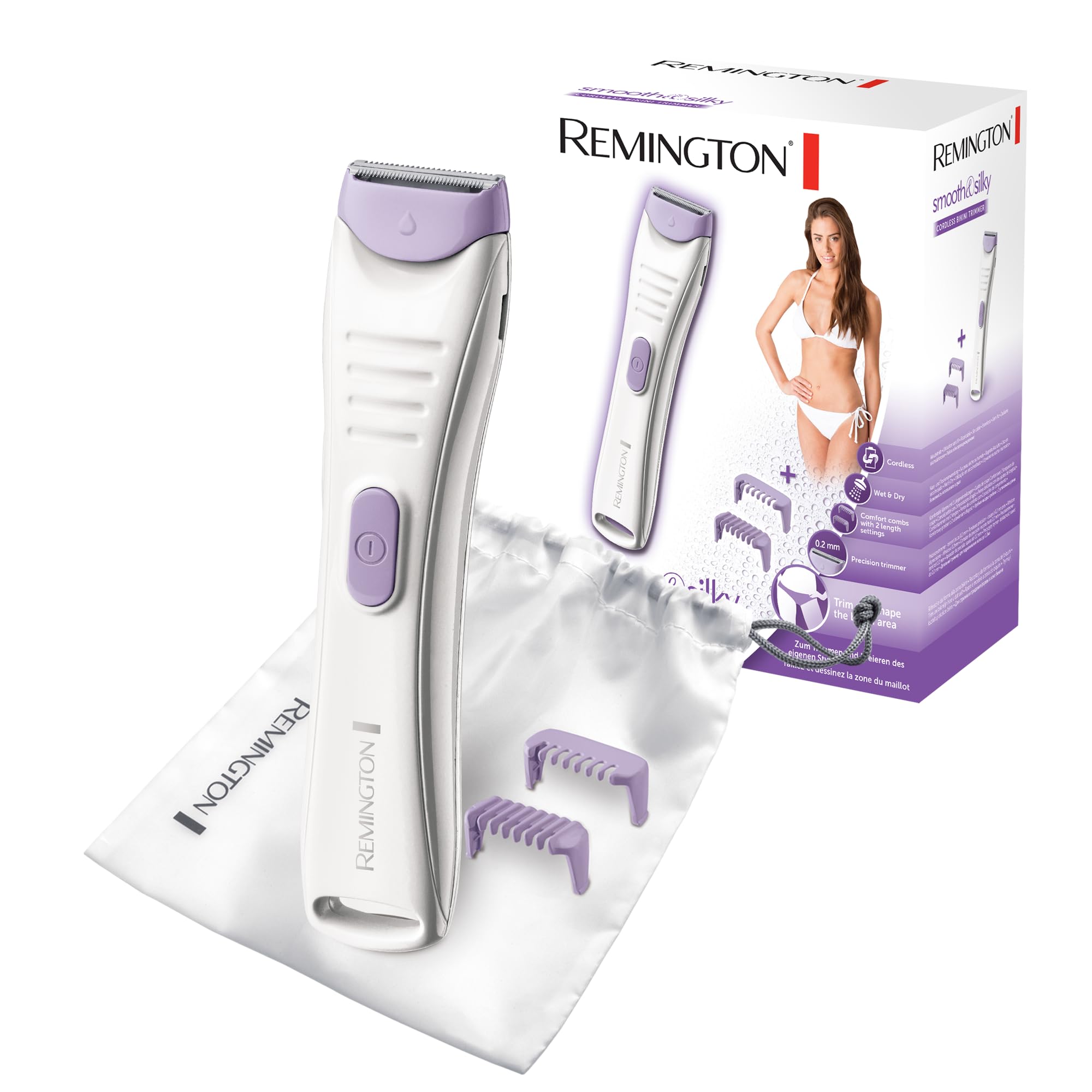 remington-bkt4000-bikini-smooth-silk-rifinitore-bikini-ricaricabile-wet-dry-lama image 1