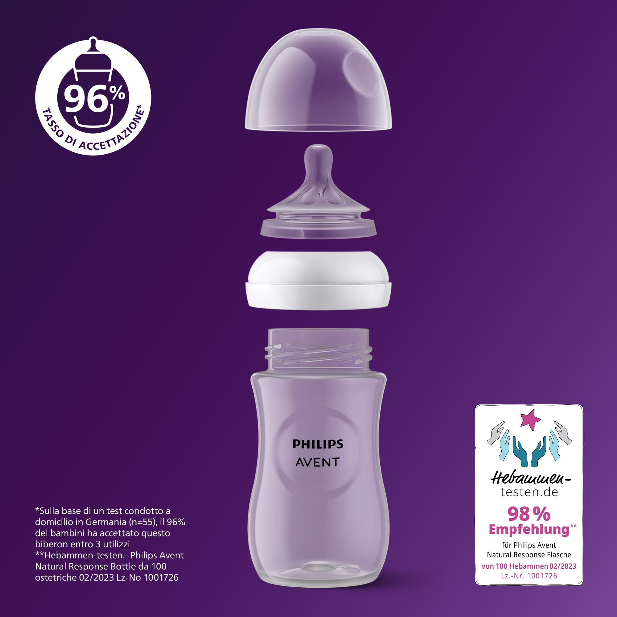 philips-avent-scd838-11-set-regalo-neonati-4-biberon-natural-response-ciuccio-ul image 2