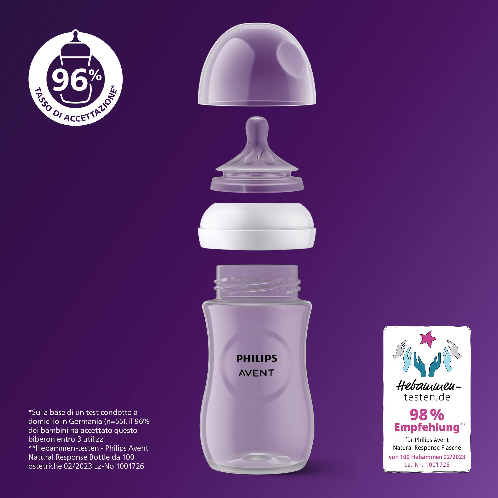 philips-avent-natural-response-scy906-11-biberon-330-ml-con-tettarella-flusso-4- image 2