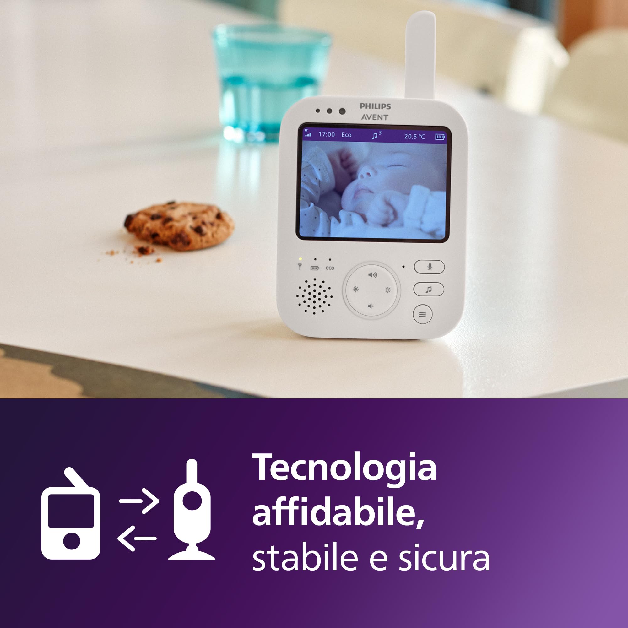 philips-avent-scd891-26-baby-monitor-video-premium-display-3-5-visione-notturna- image 2