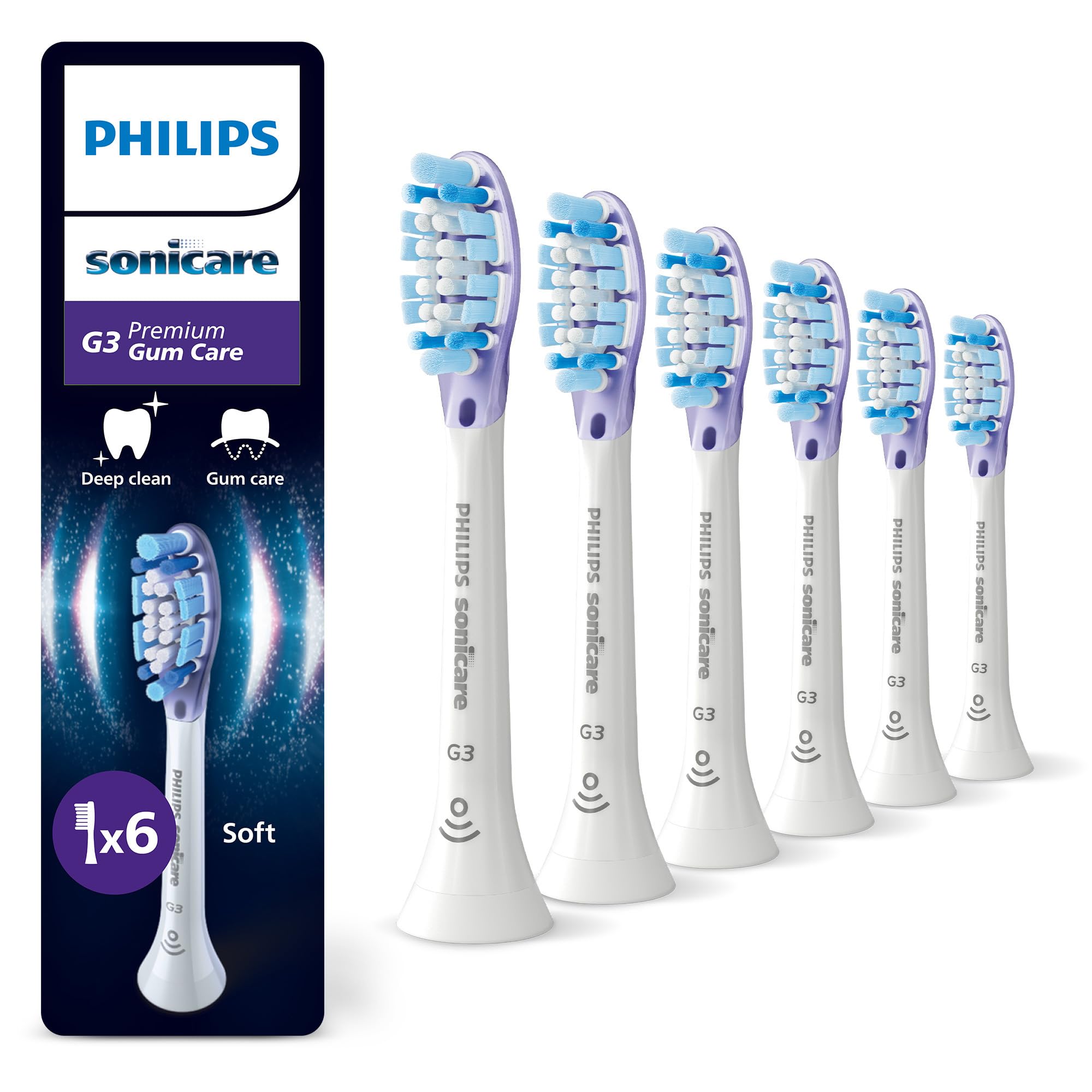 philips-sonicare-hx9052-17-pack-da-2-testine-di-ricambio-g3-premium-gum-care-con image 7