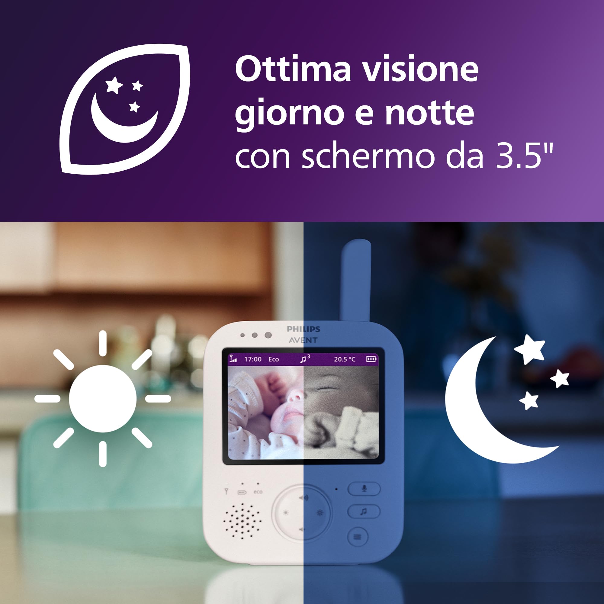 philips-avent-scd891-26-baby-monitor-video-premium-display-3-5-visione-notturna- image 4
